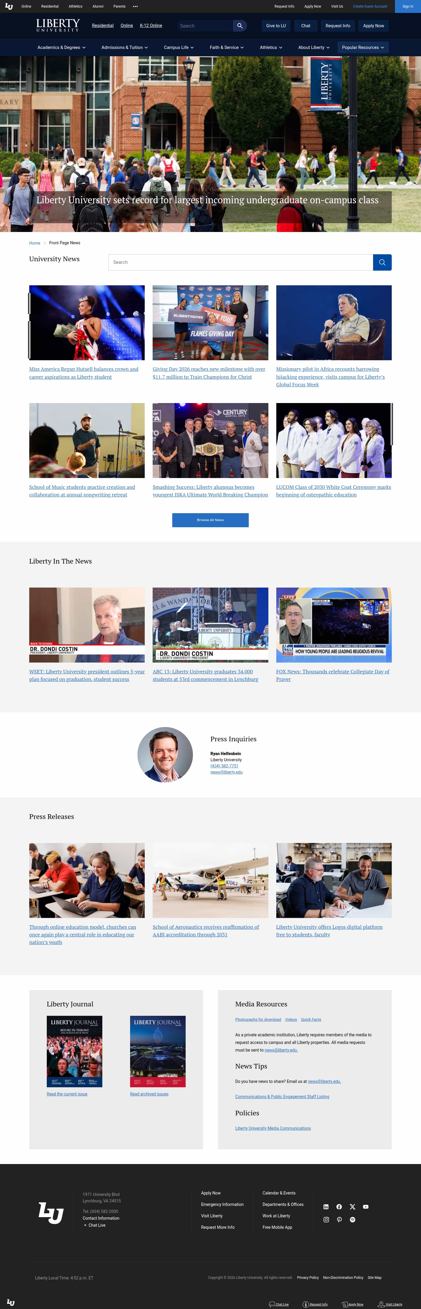 Latest website image capture