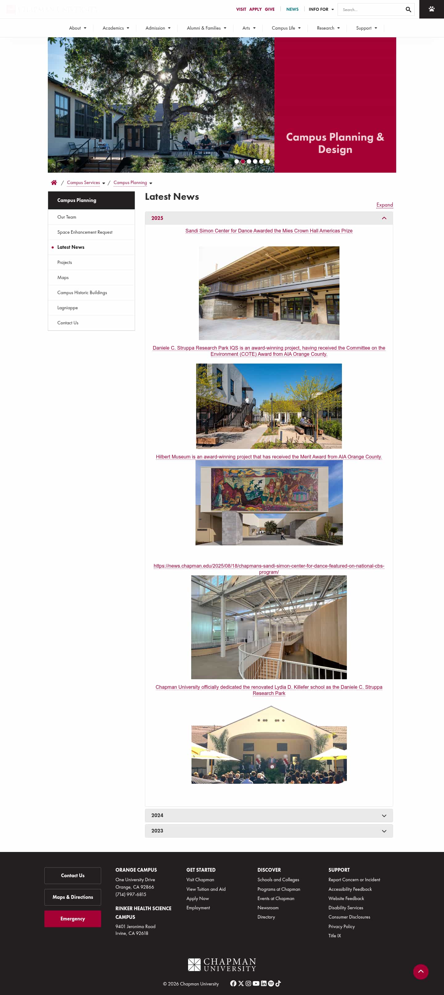 Latest website image capture