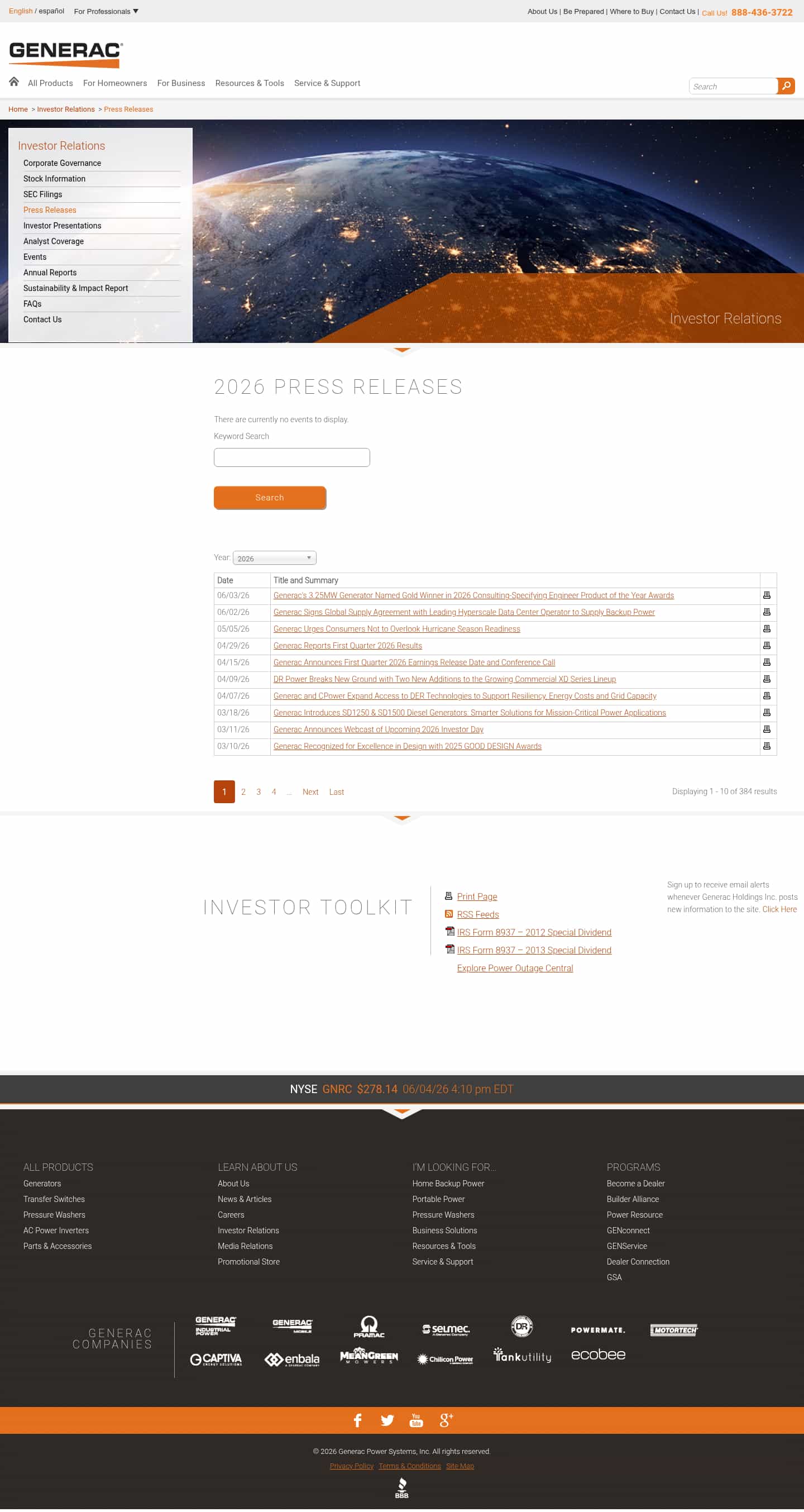 Latest website image capture