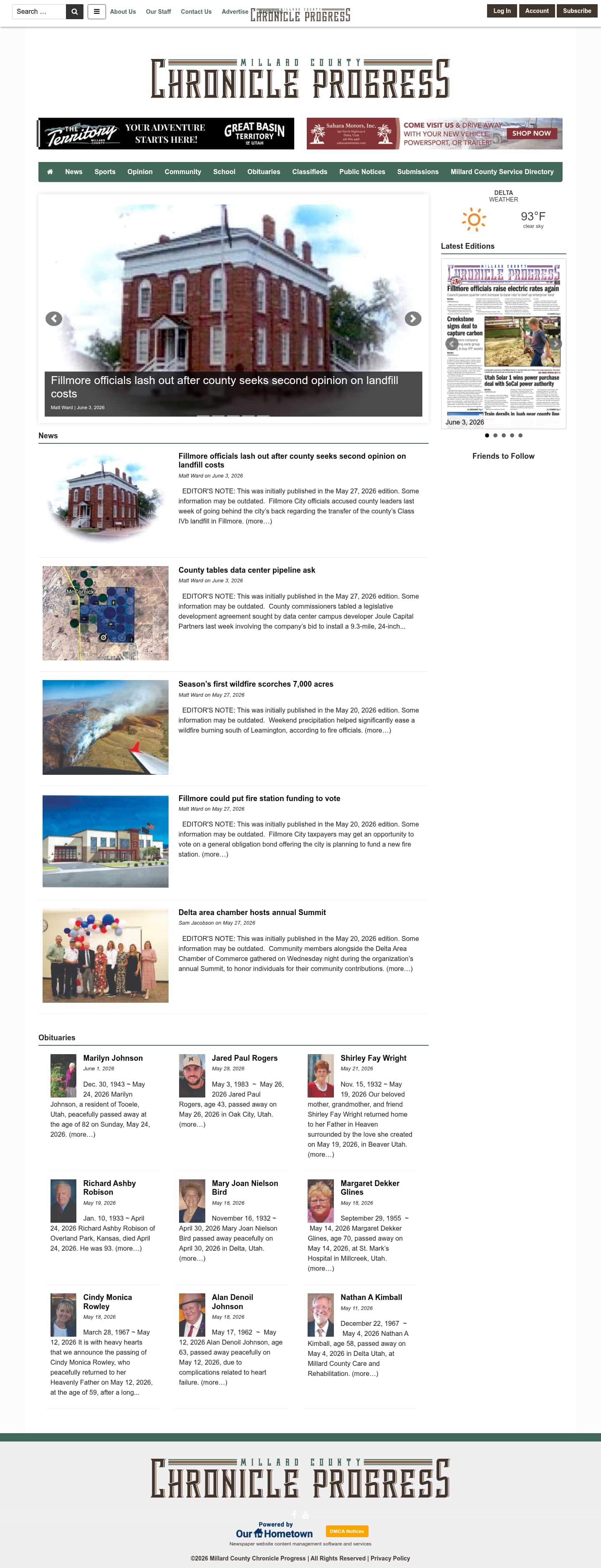 Latest website image capture