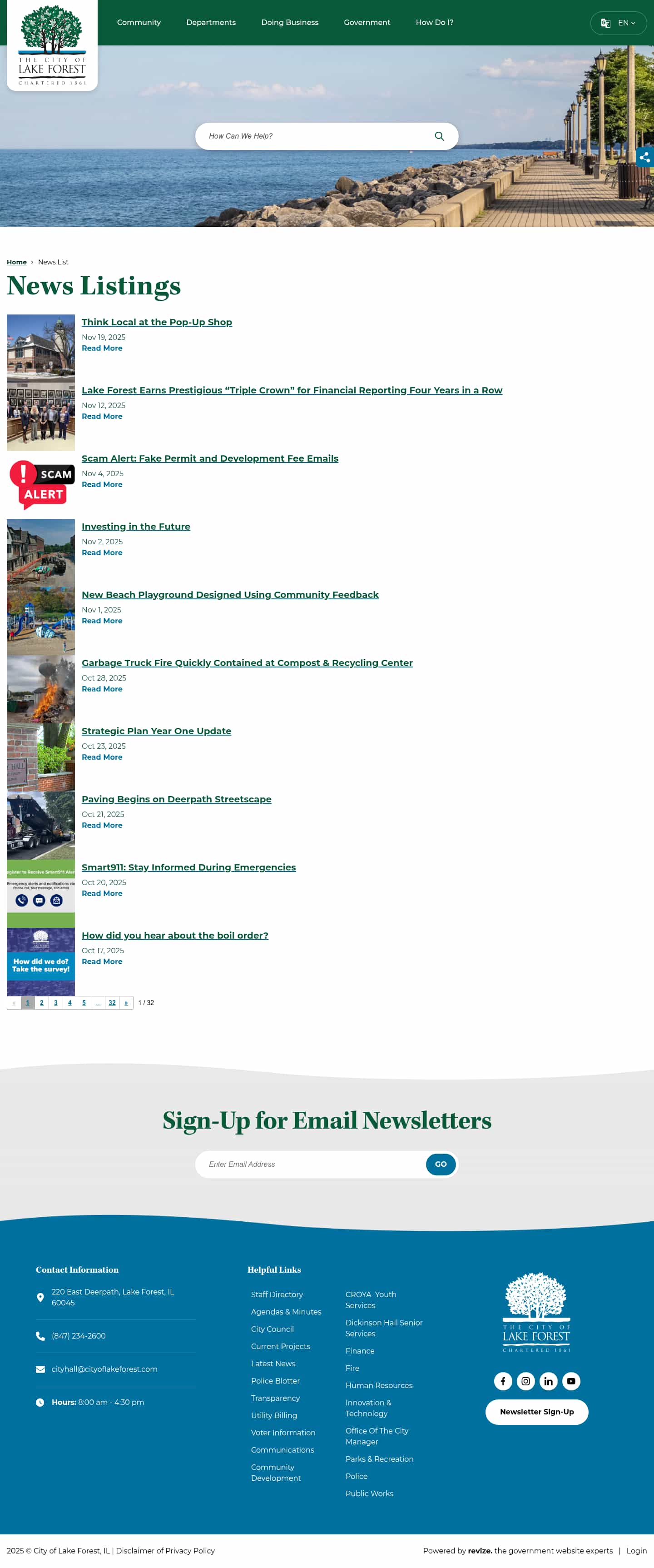 Latest website image capture