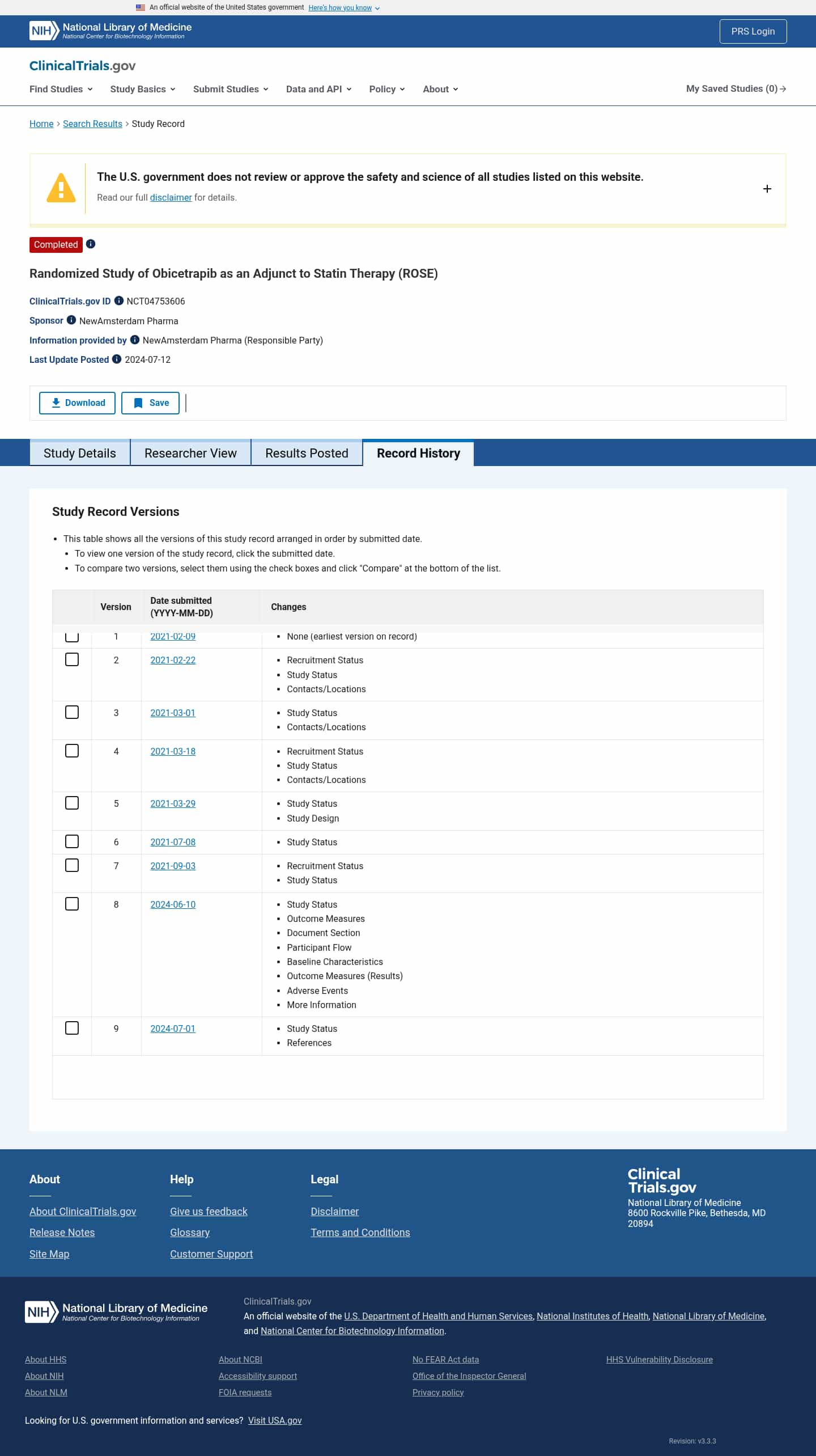 Latest website image capture