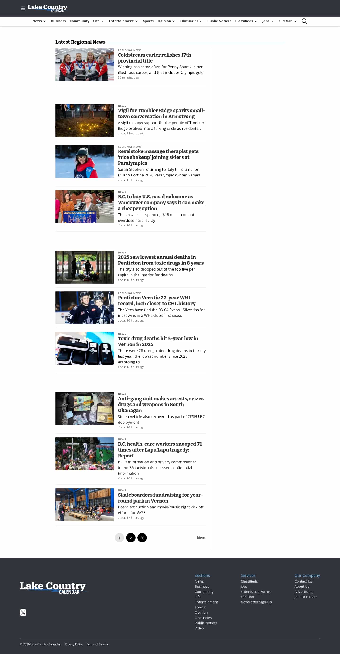 Latest website image capture