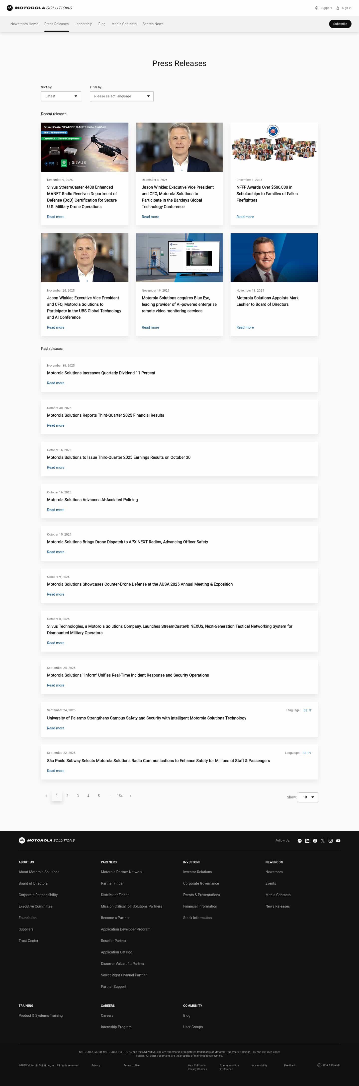 Latest website image capture