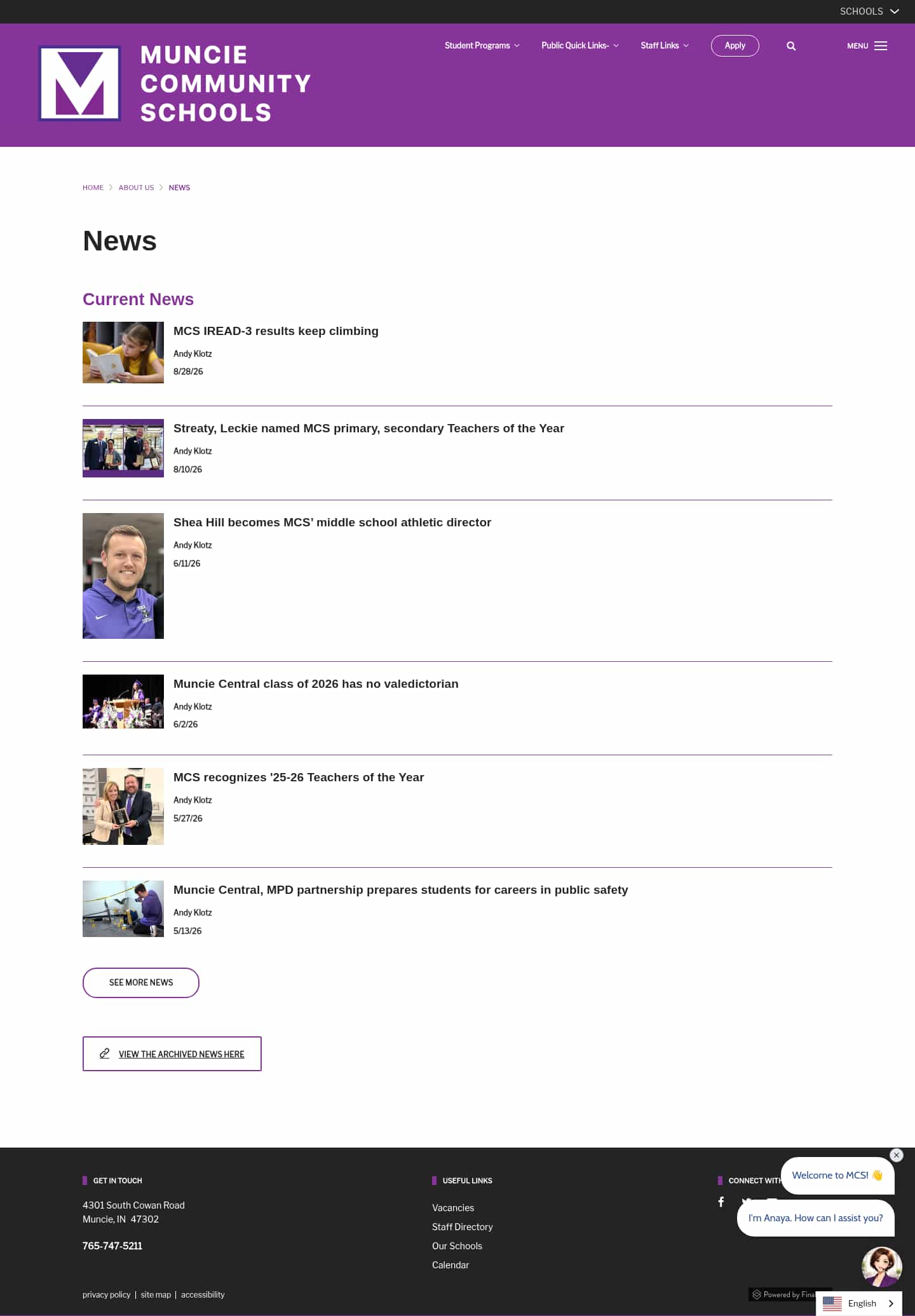 Latest website image capture