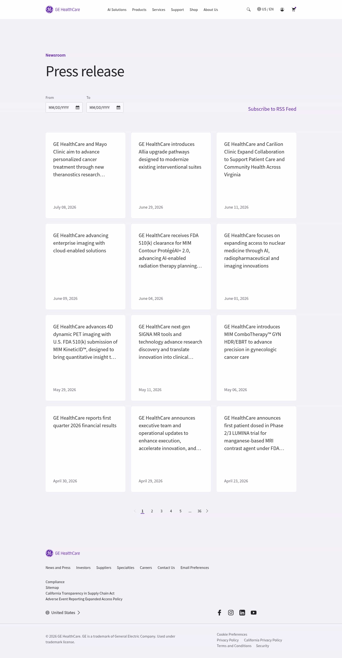 Latest website image capture