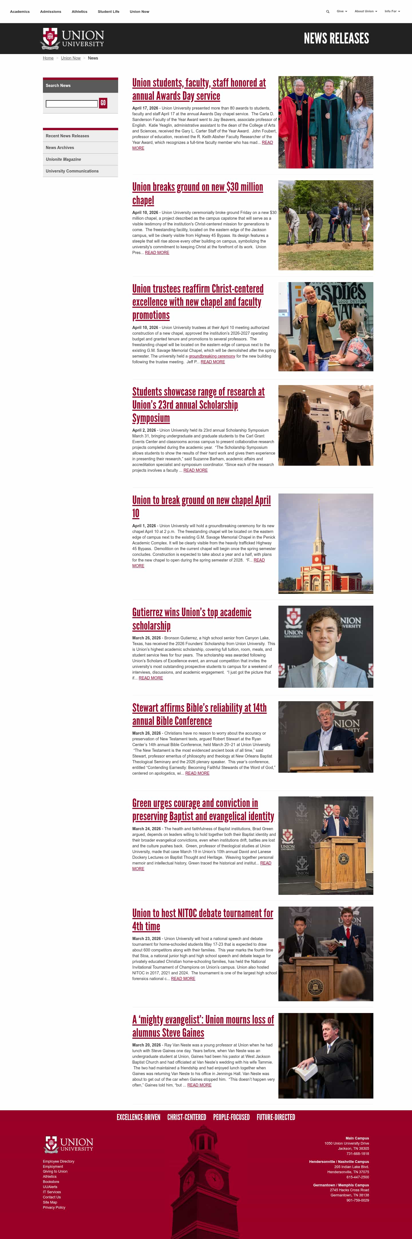 Latest website image capture