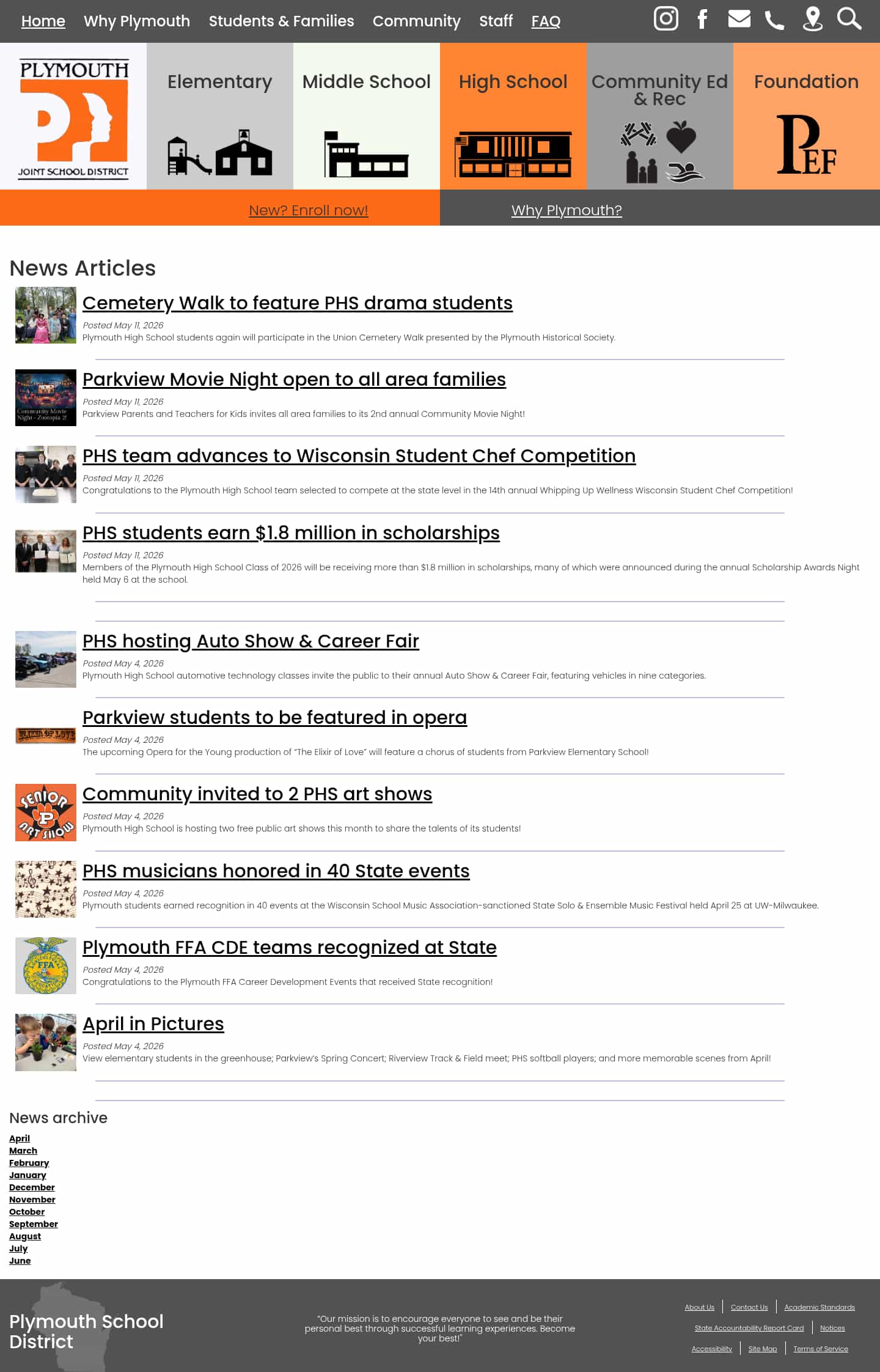 Latest website image capture