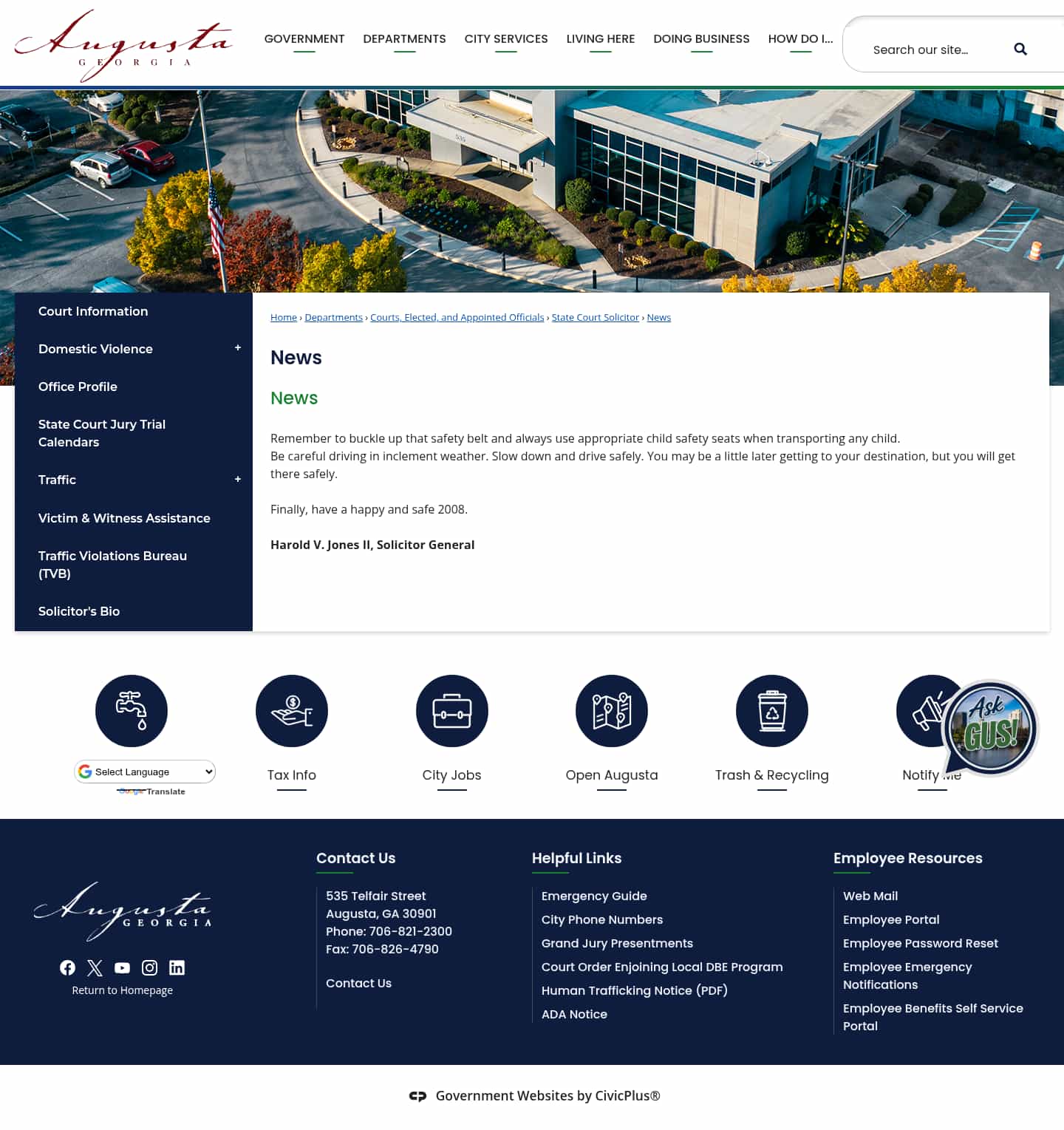 Latest website image capture