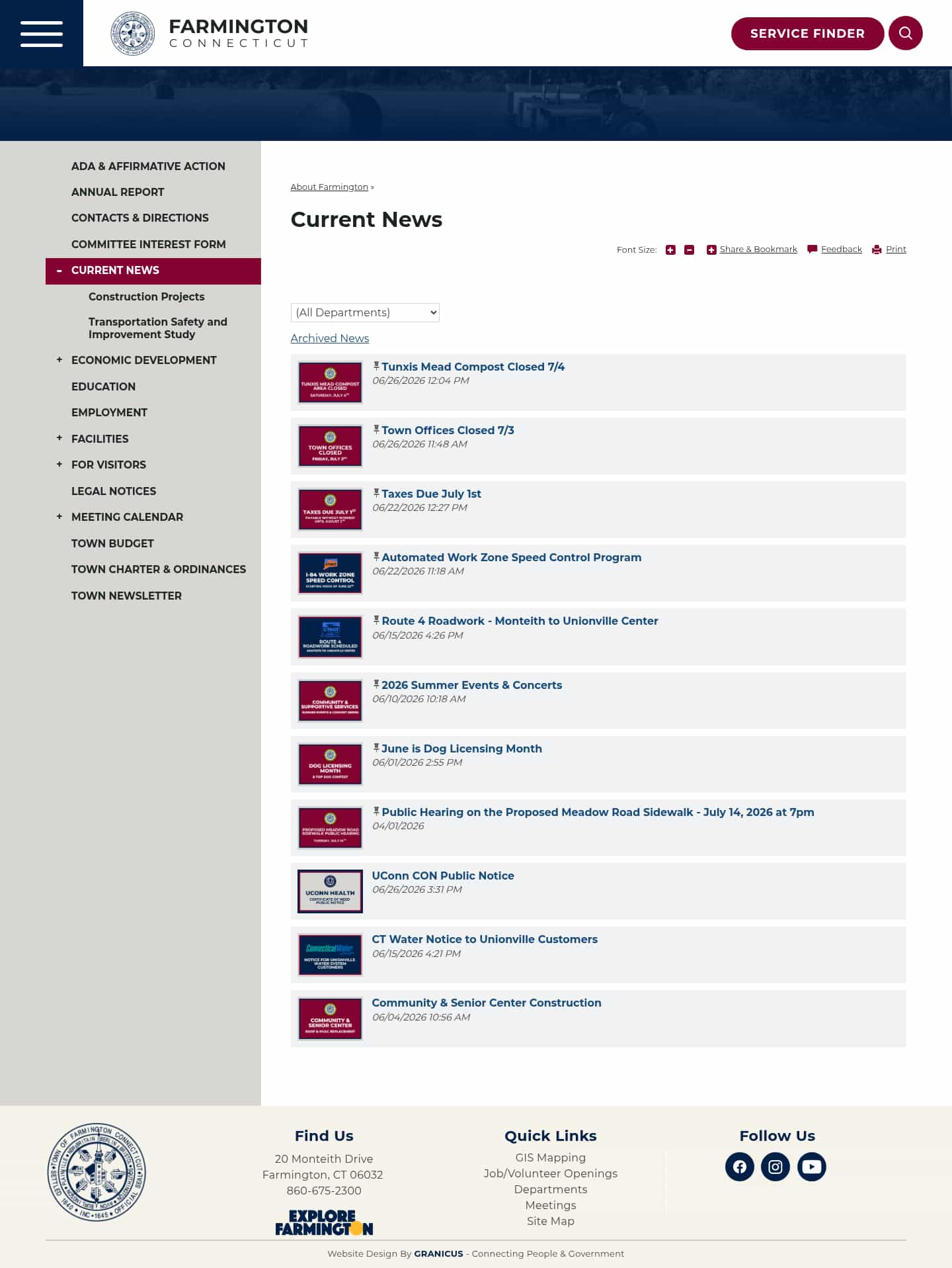 Latest website image capture