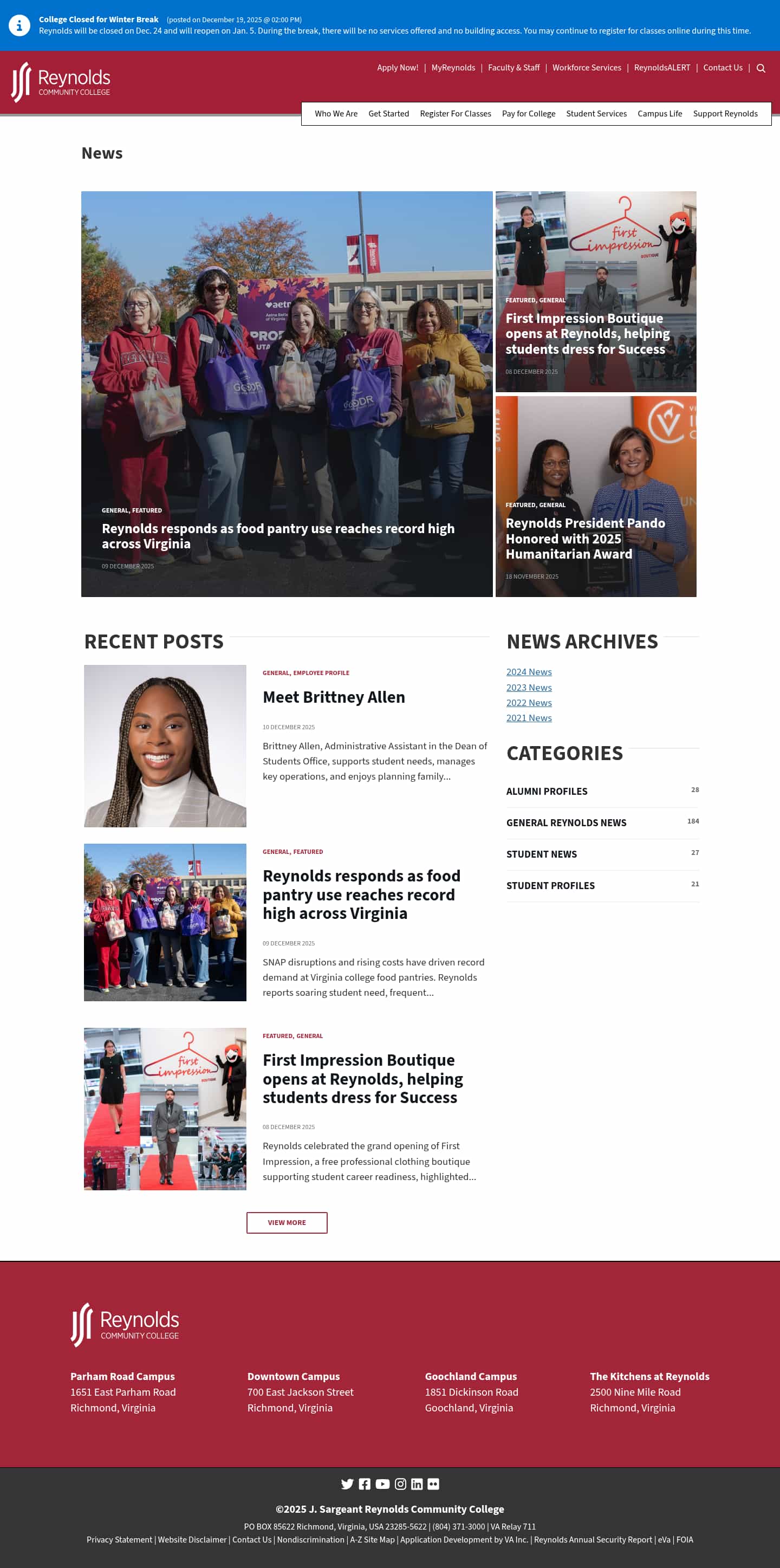 Latest website image capture