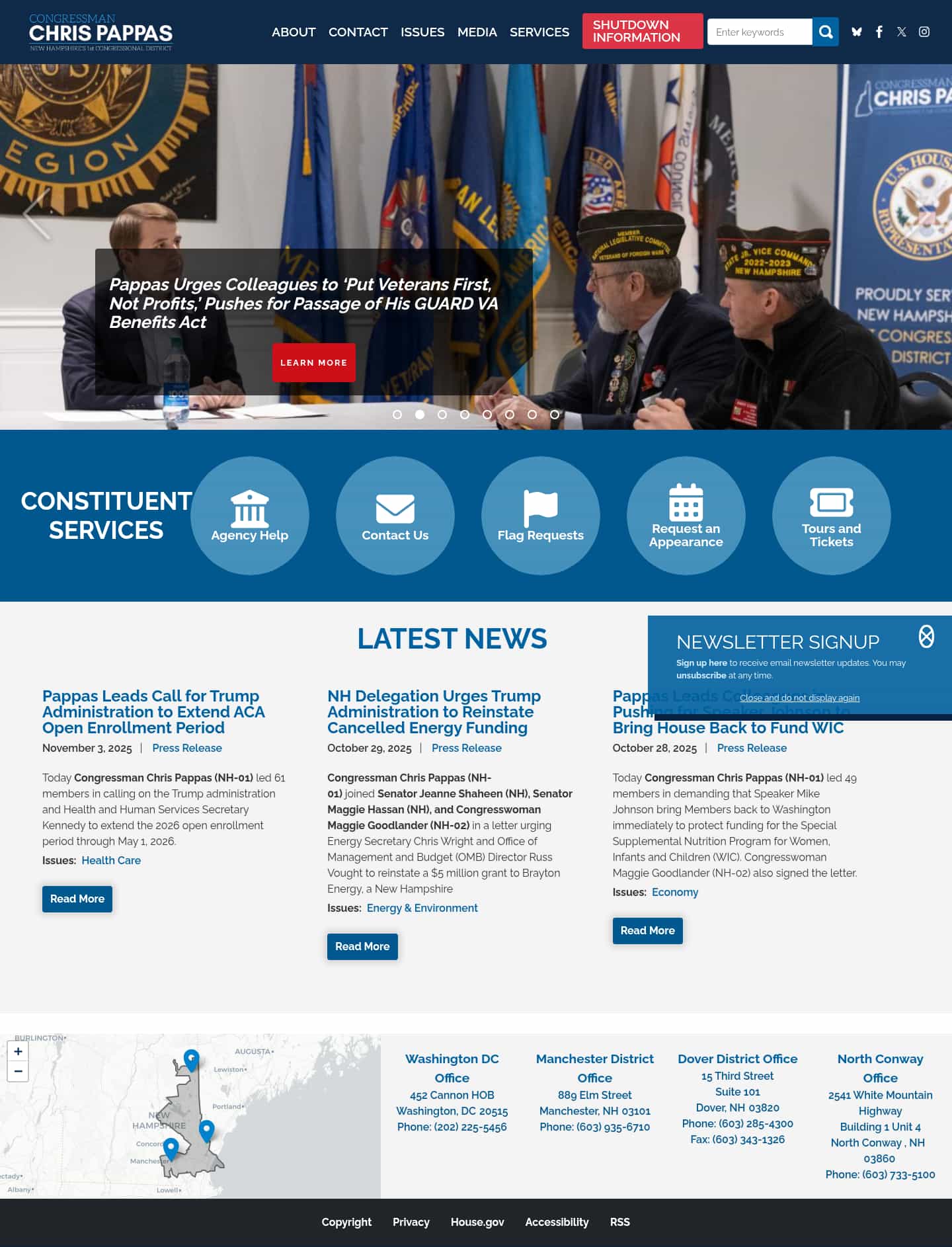 Latest website image capture