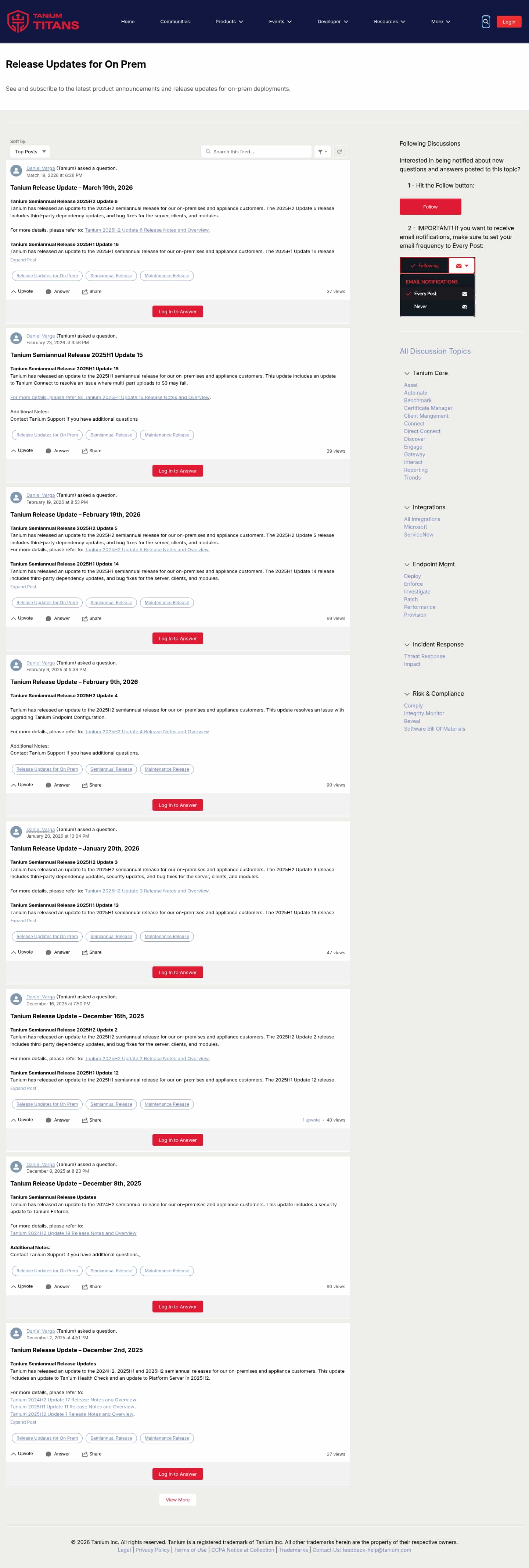 Latest website image capture