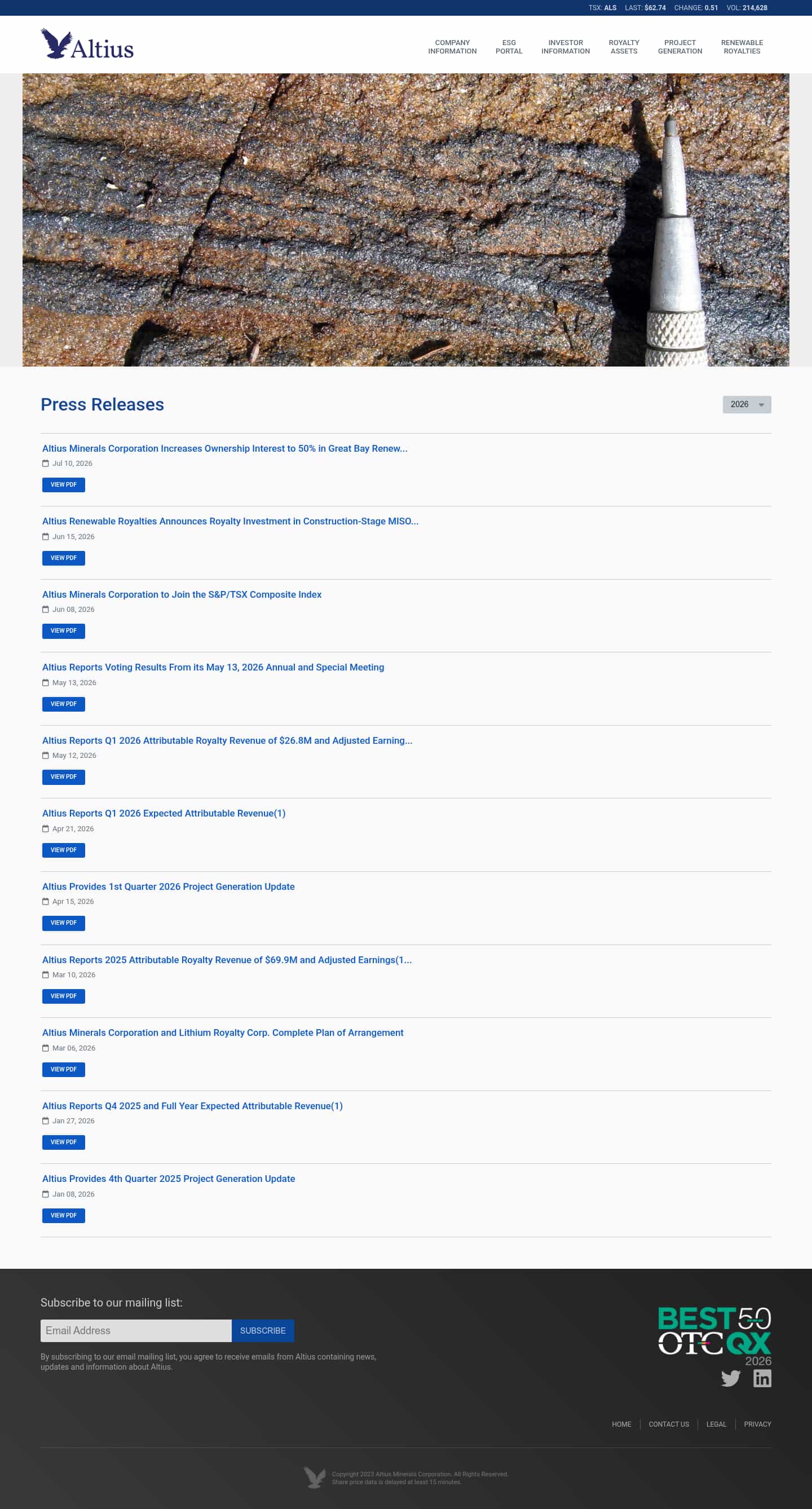 Latest website image capture
