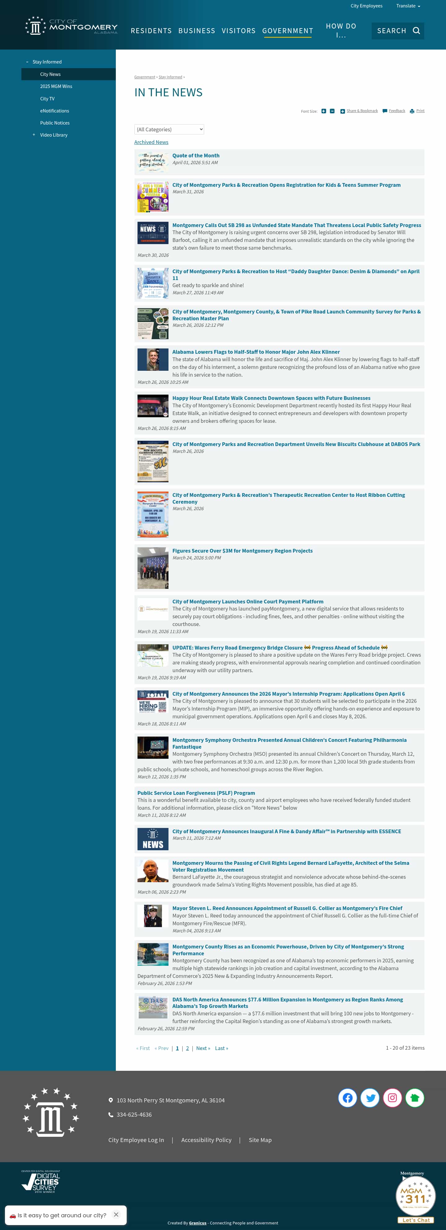 Latest website image capture