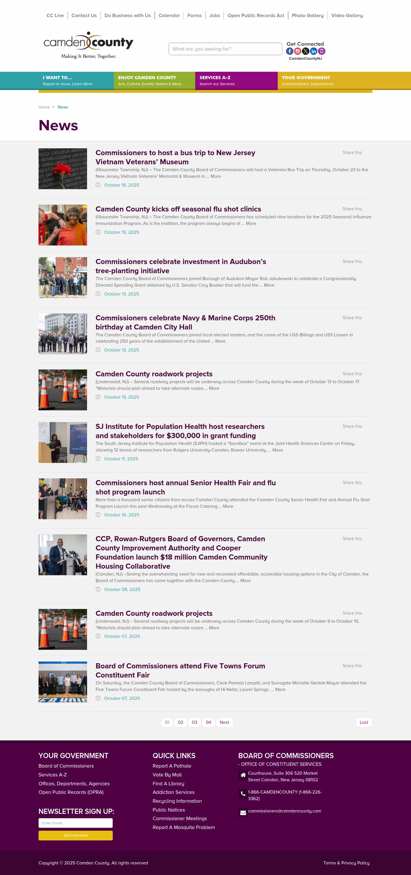 Latest website image capture