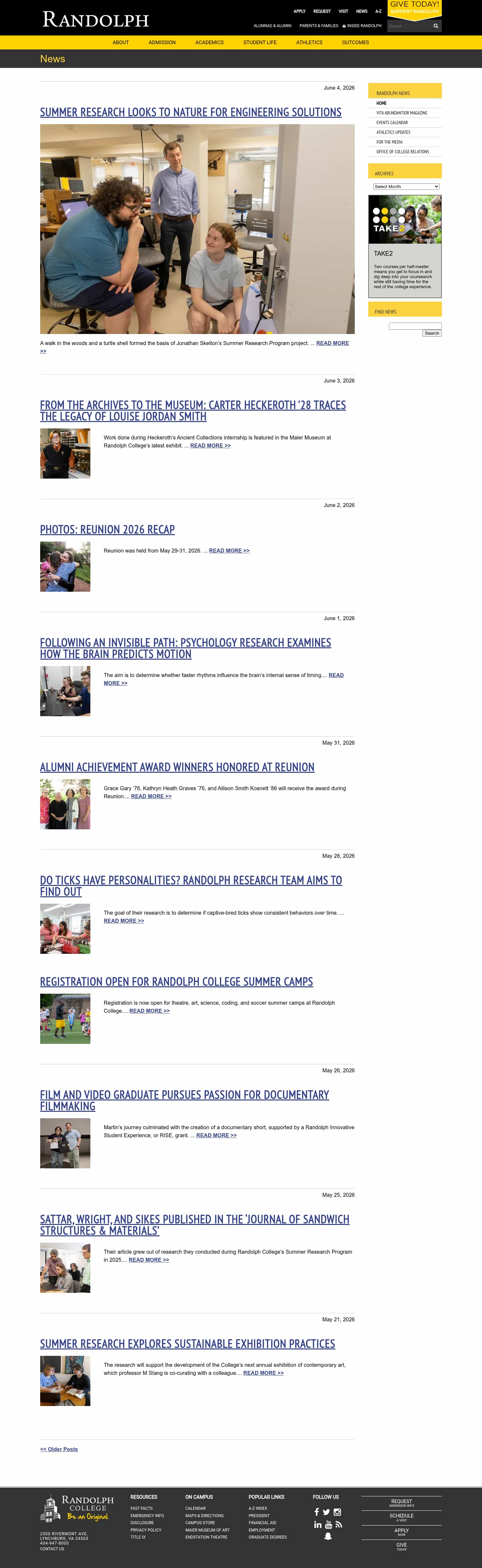 Latest website image capture