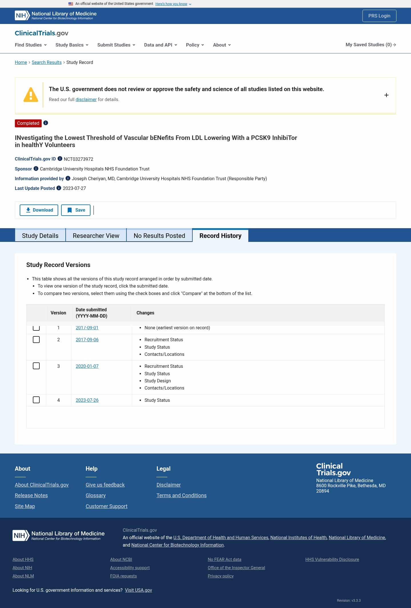 Latest website image capture