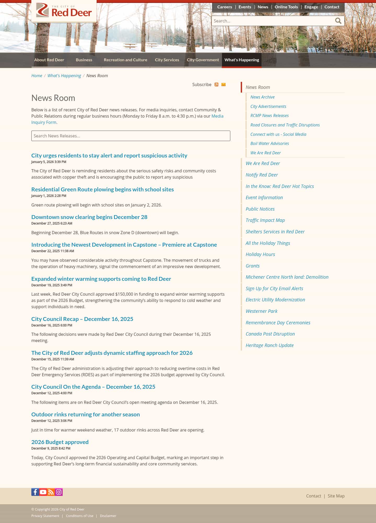 Latest website image capture