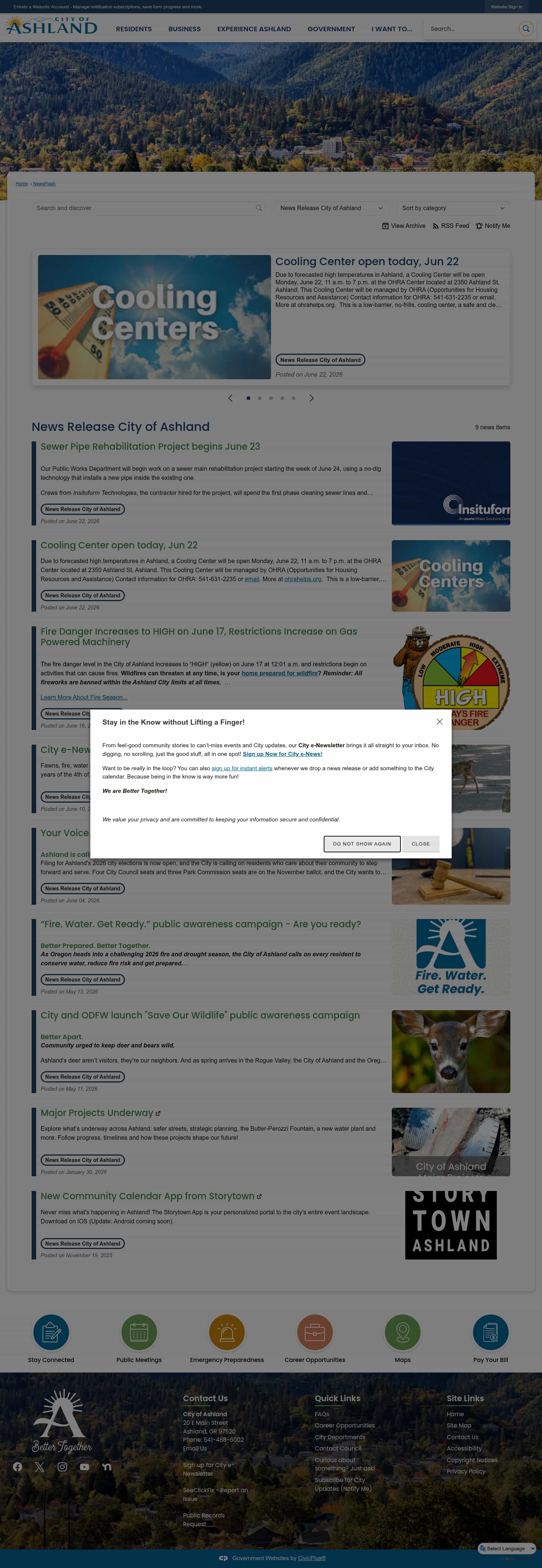 Latest website image capture