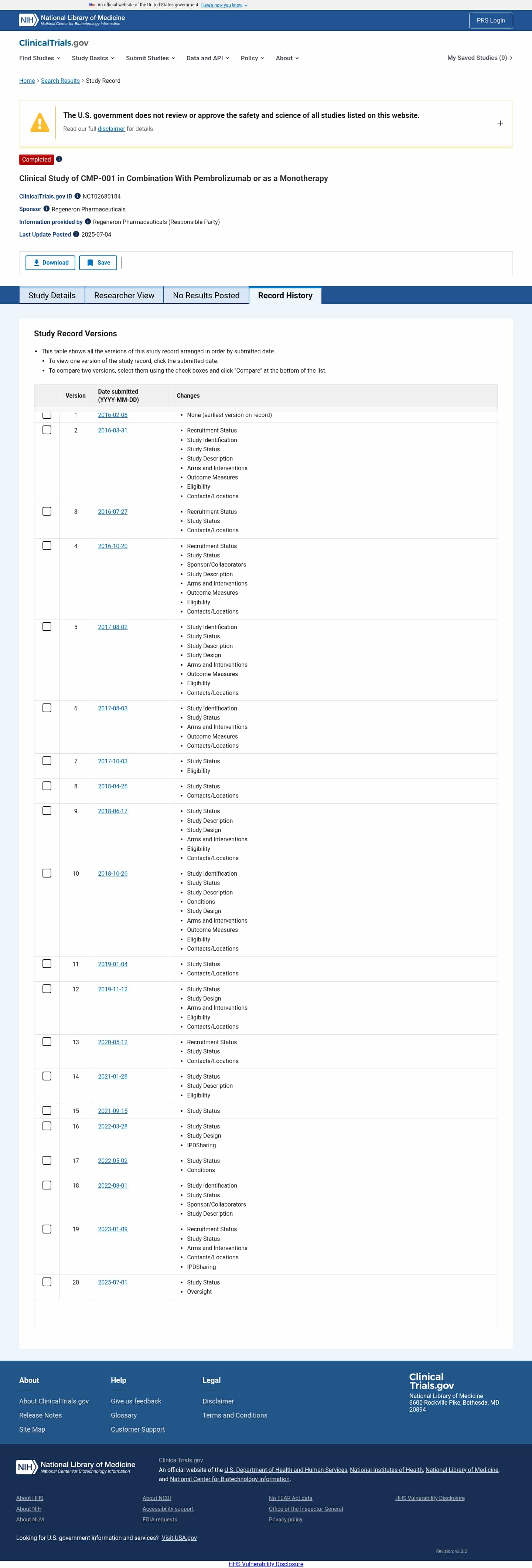 Latest website image capture