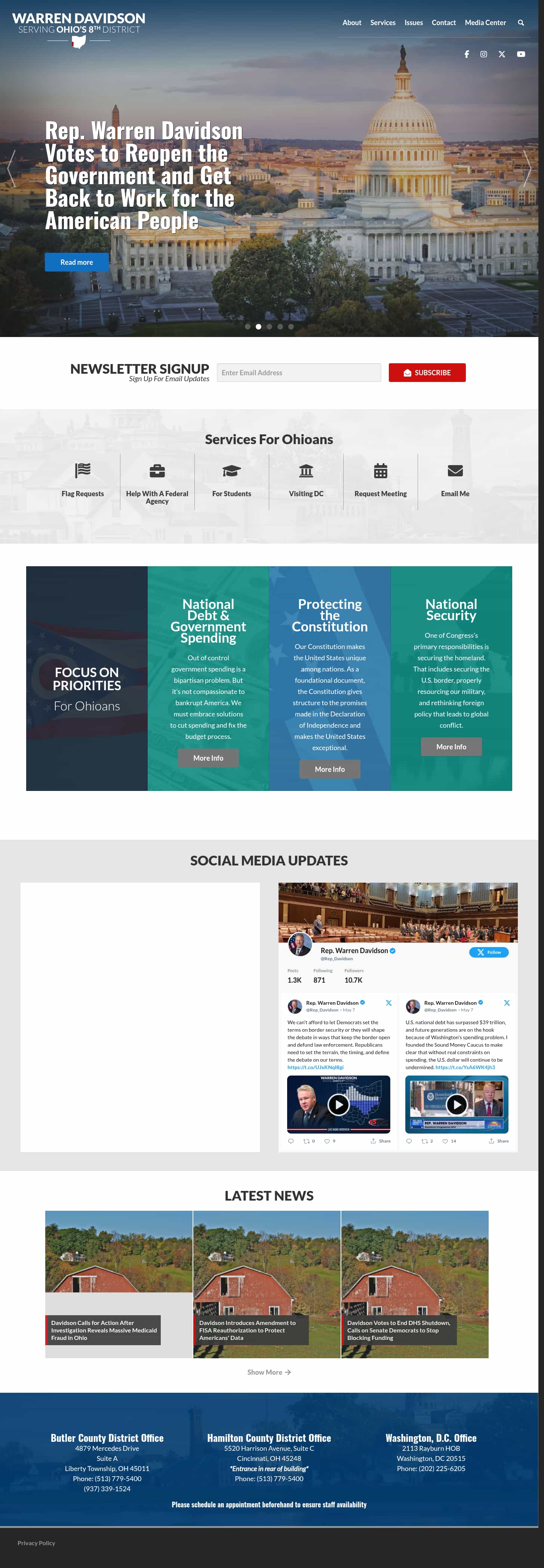 Latest website image capture
