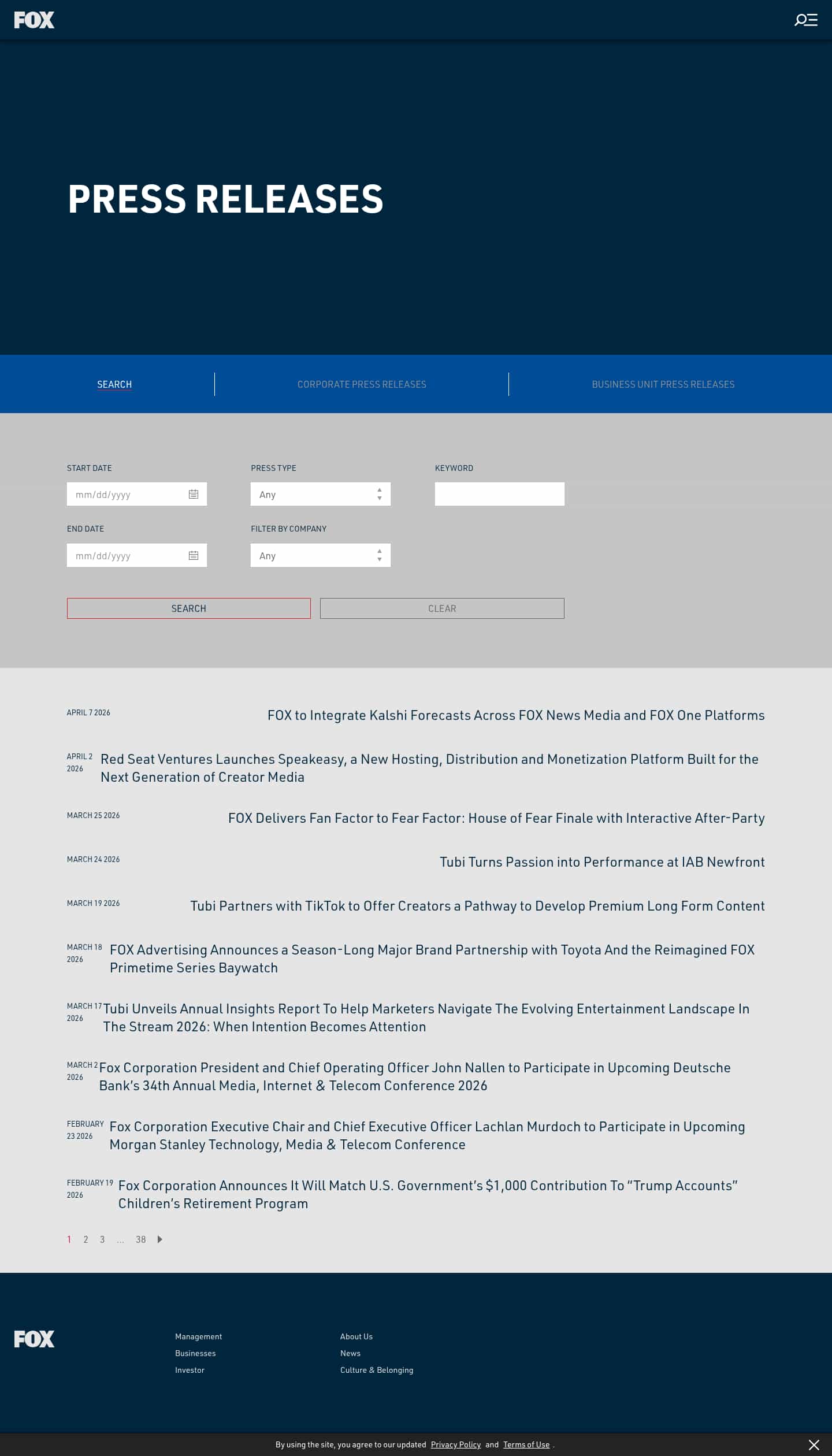 Latest website image capture