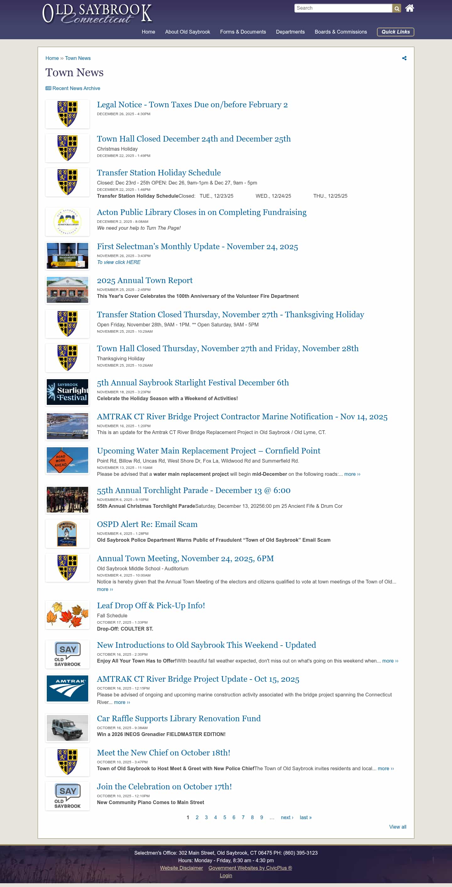 Latest website image capture