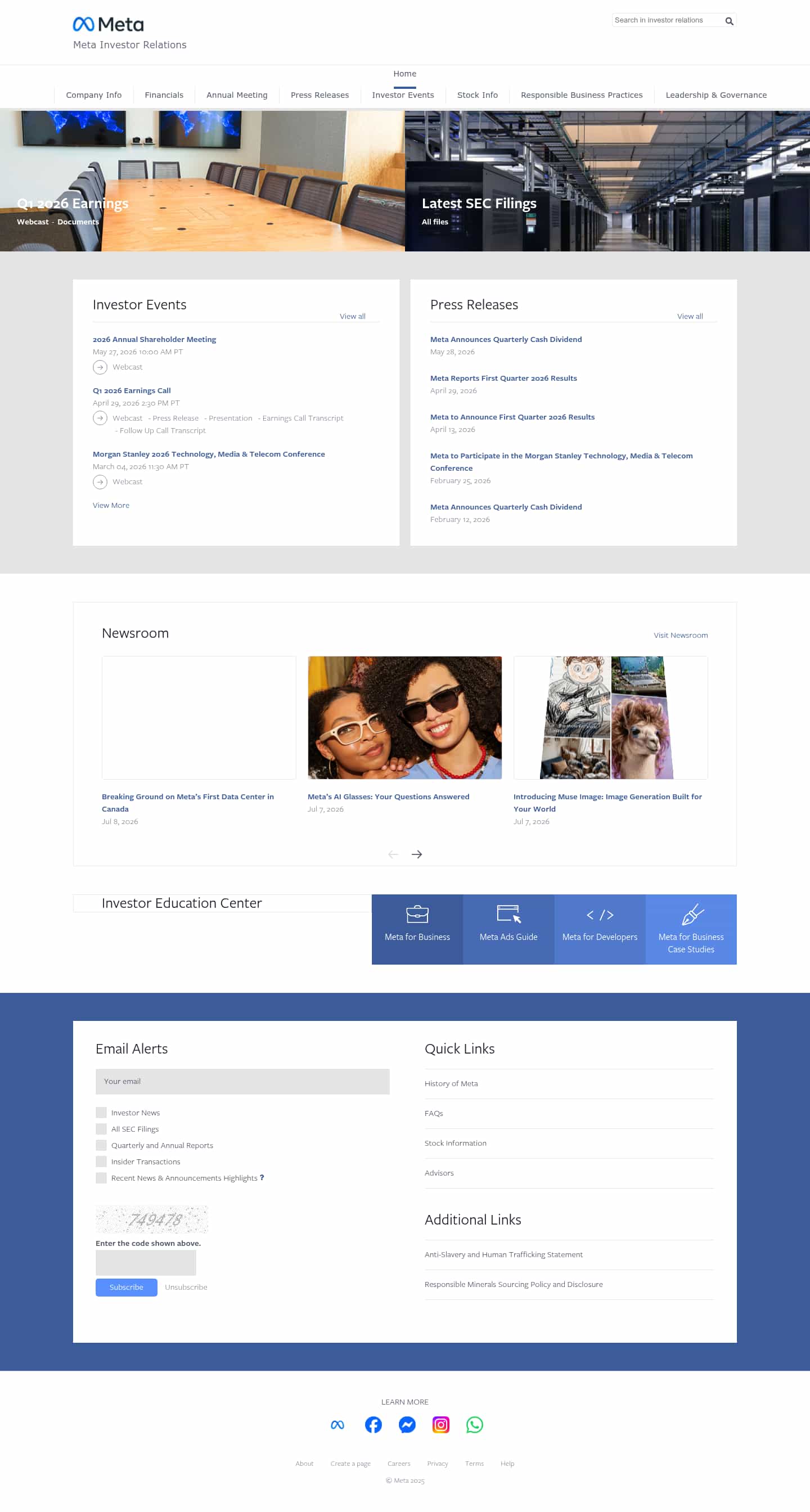Latest website image capture
