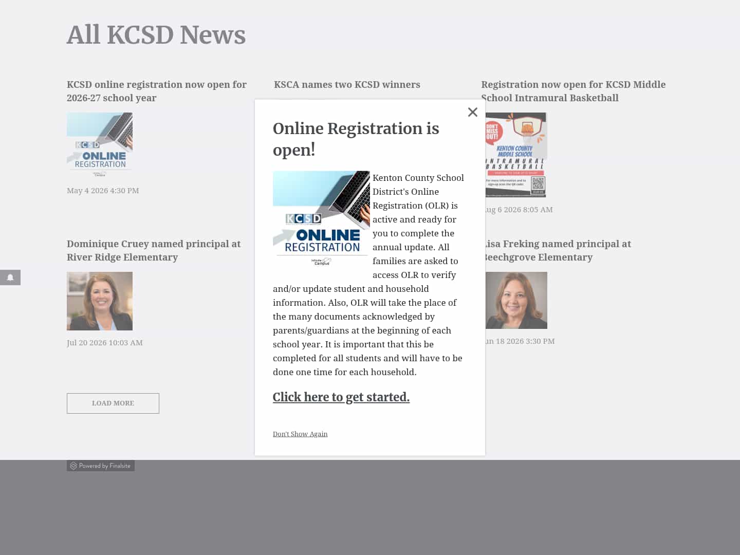 Latest website image capture