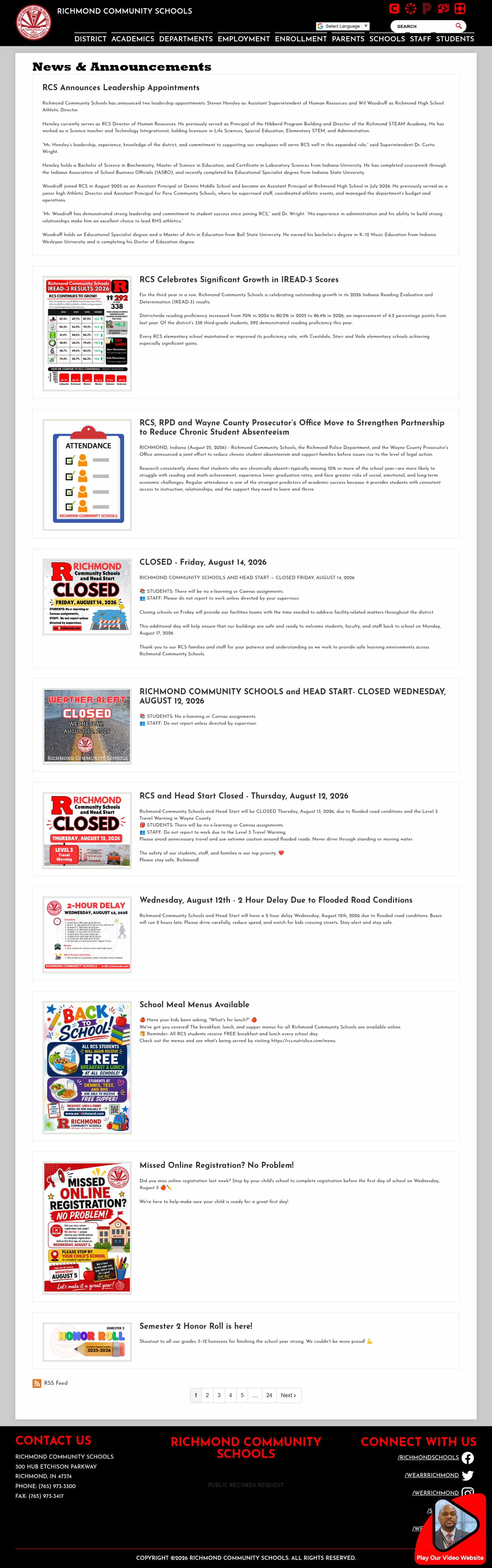 Latest website image capture