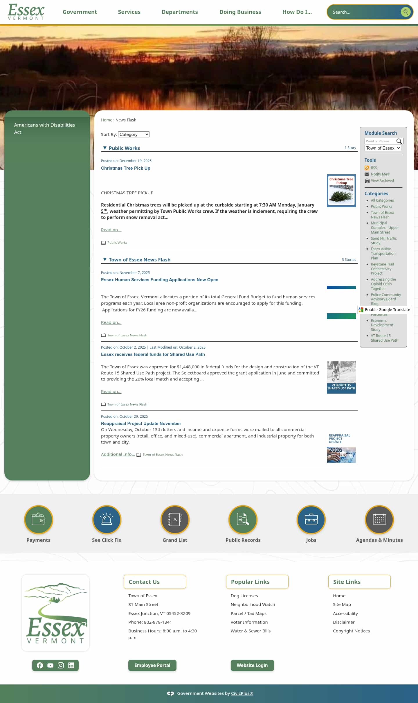 Latest website image capture