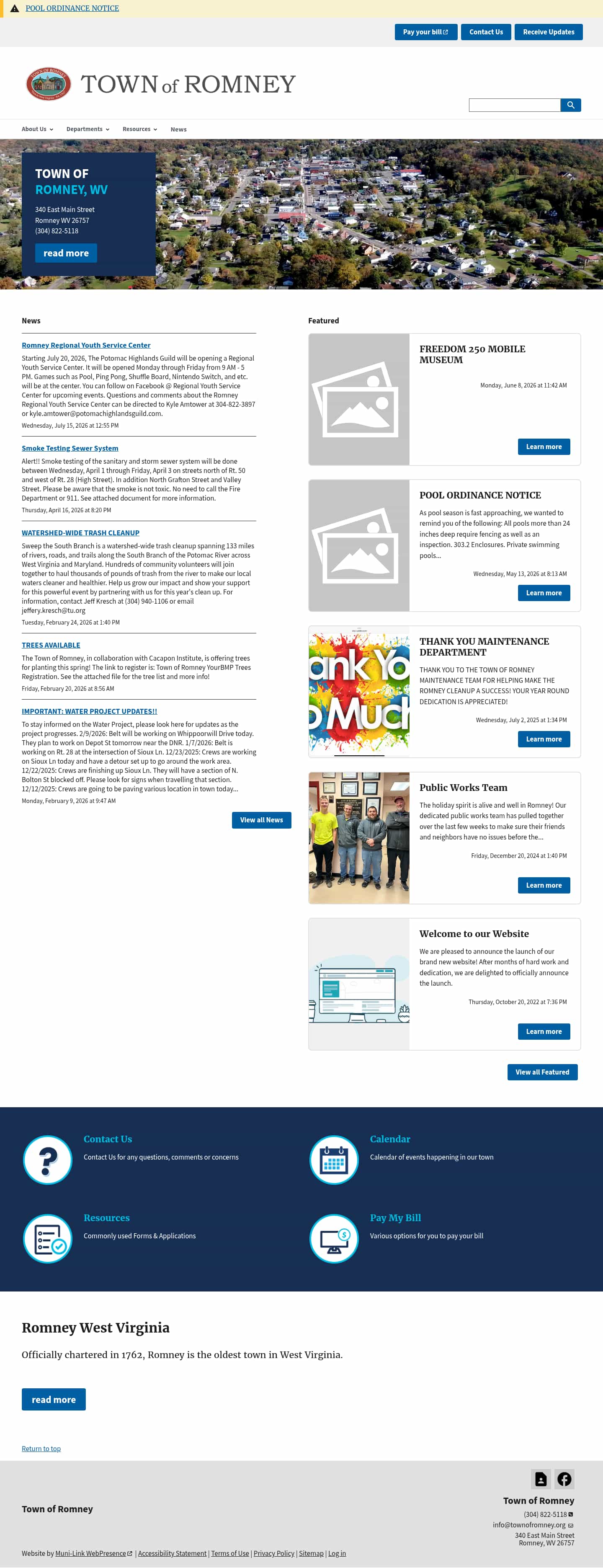 Latest website image capture