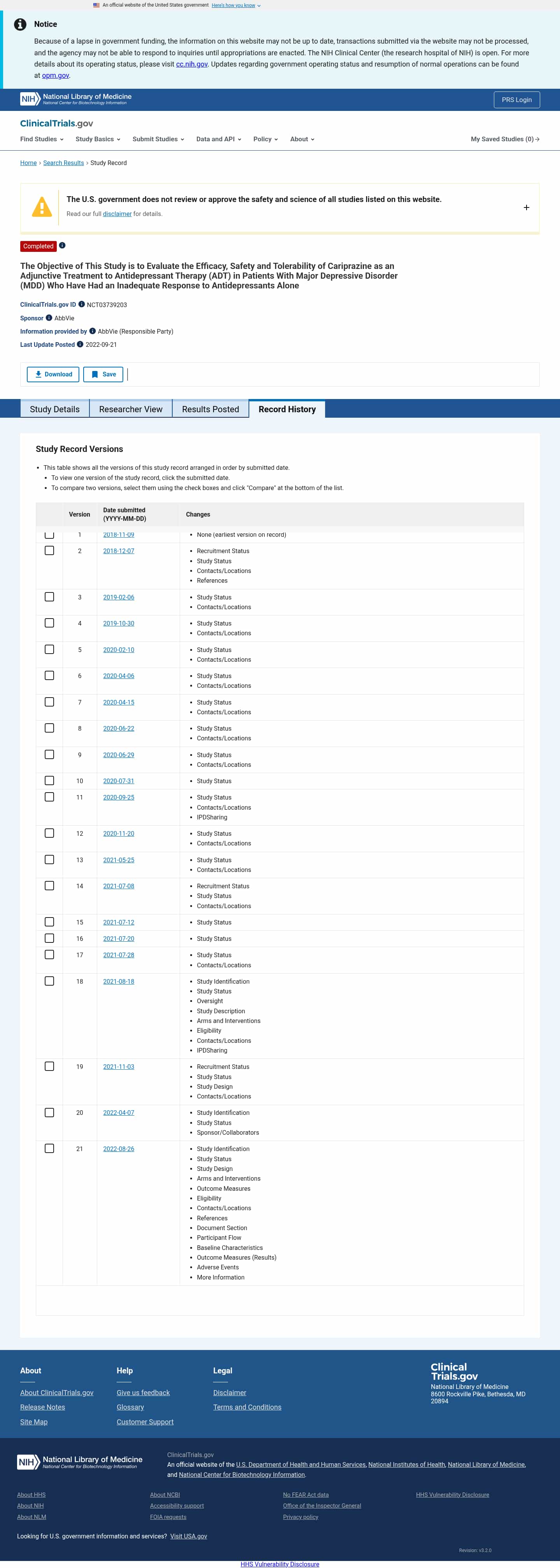 Latest website image capture