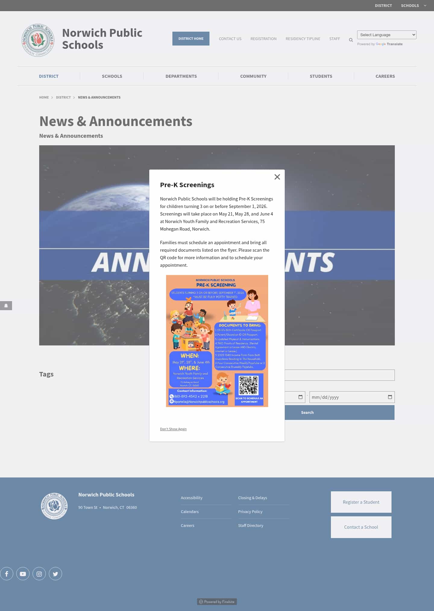 Latest website image capture