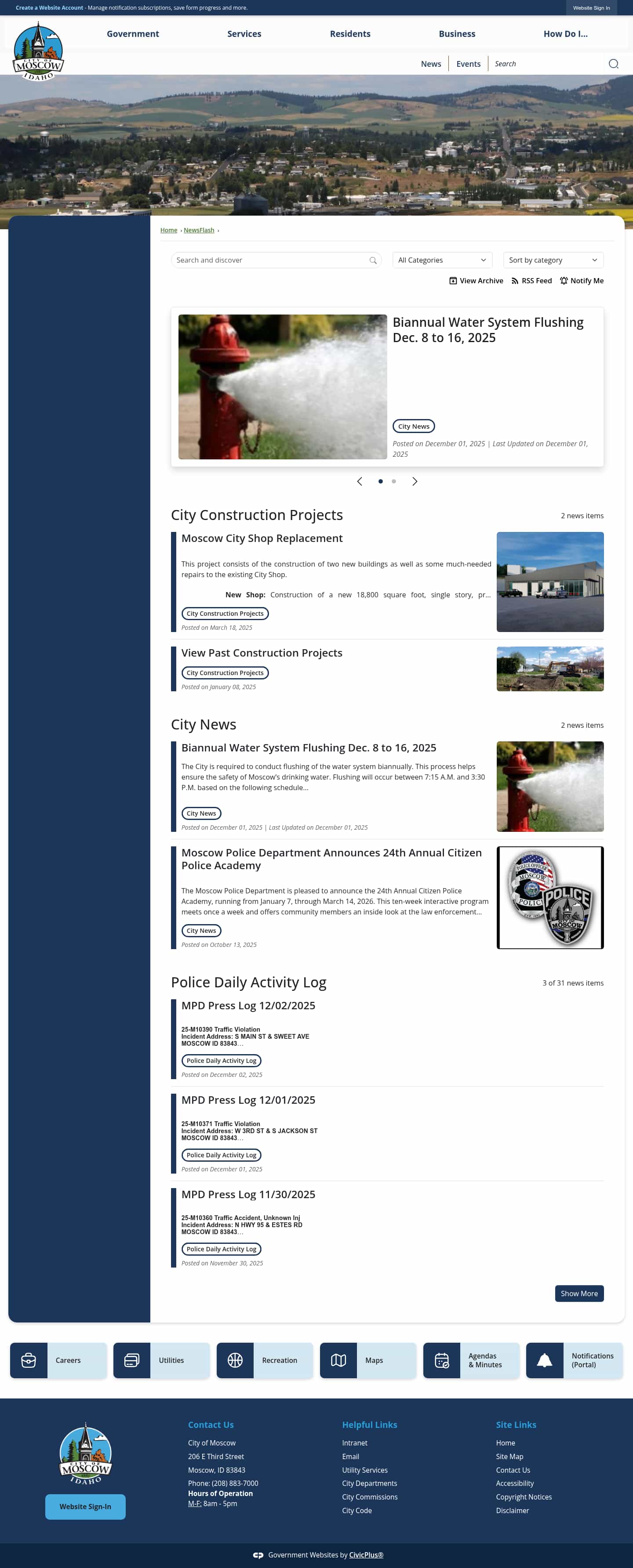 Latest website image capture