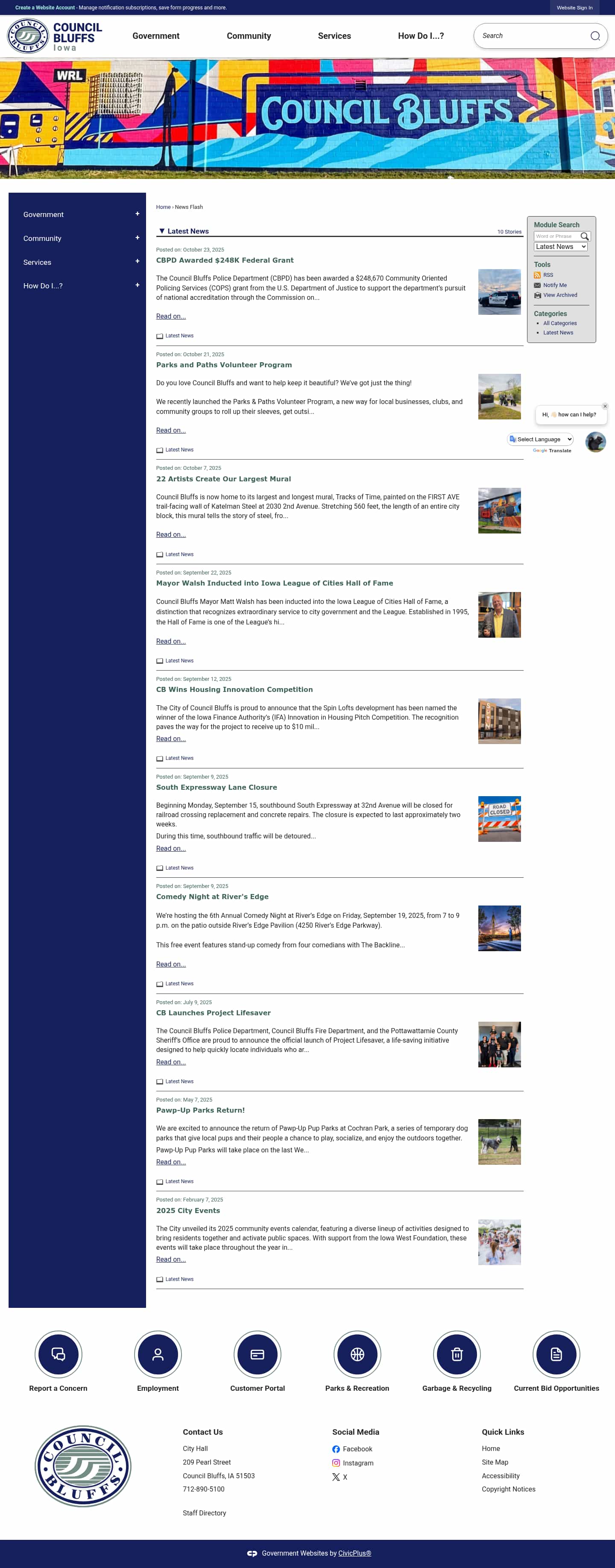 Latest website image capture