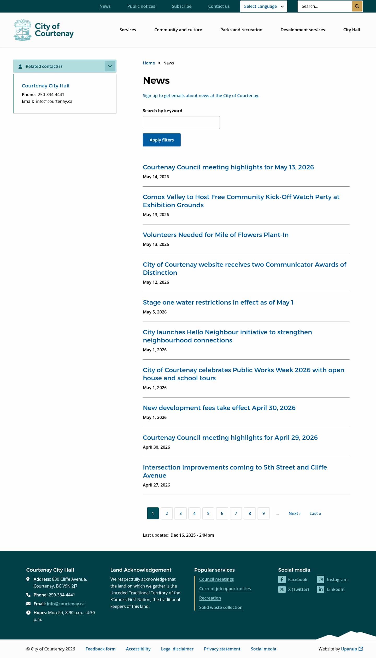 Latest website image capture