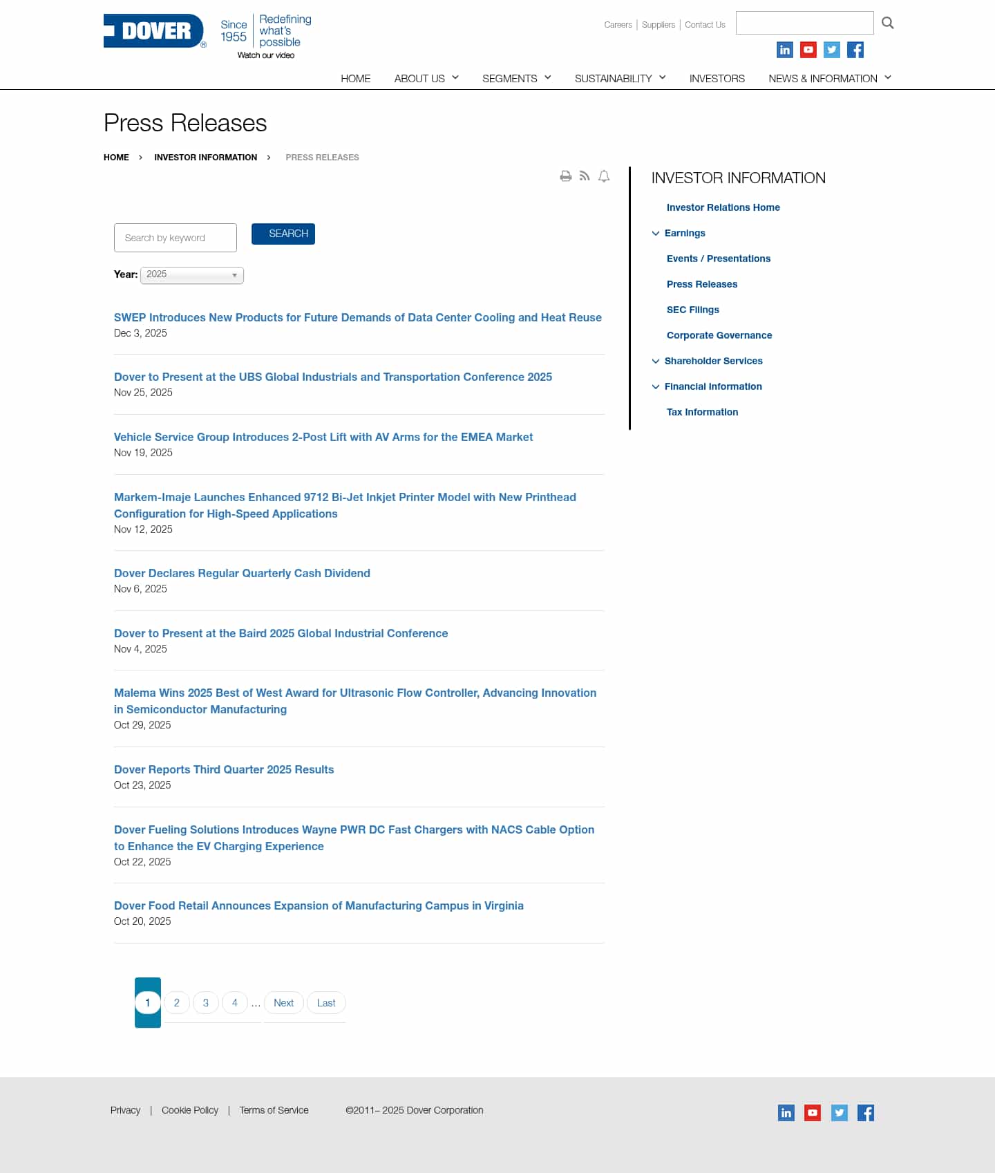 Latest website image capture