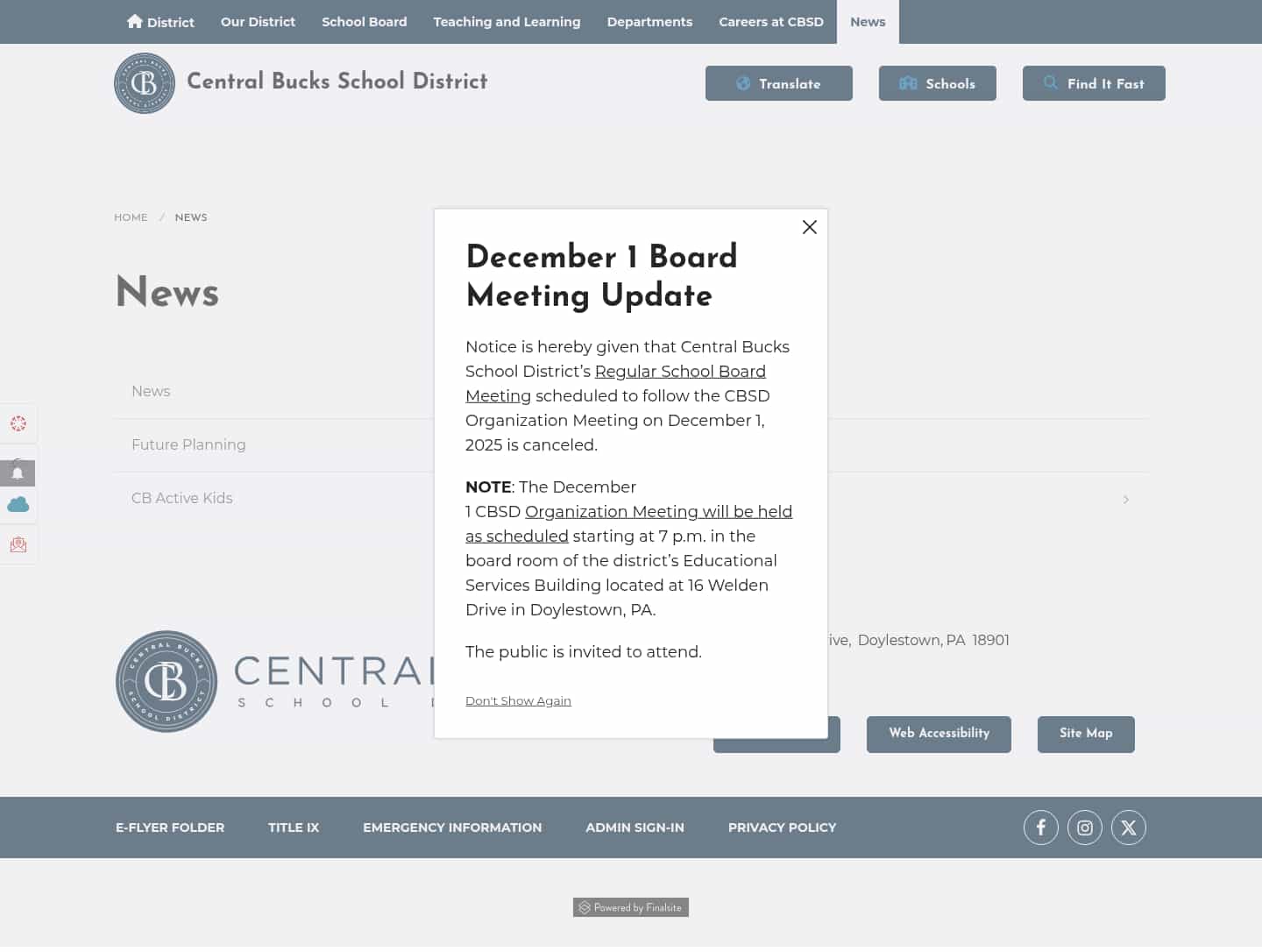 Latest website image capture
