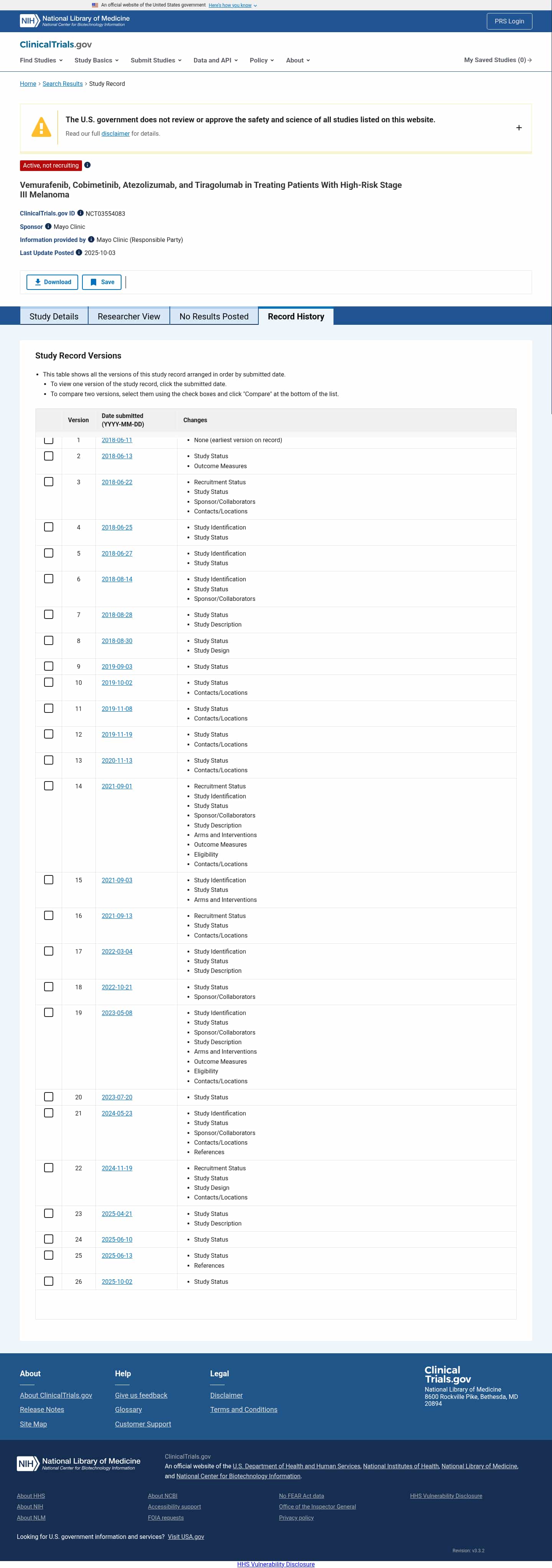 Latest website image capture