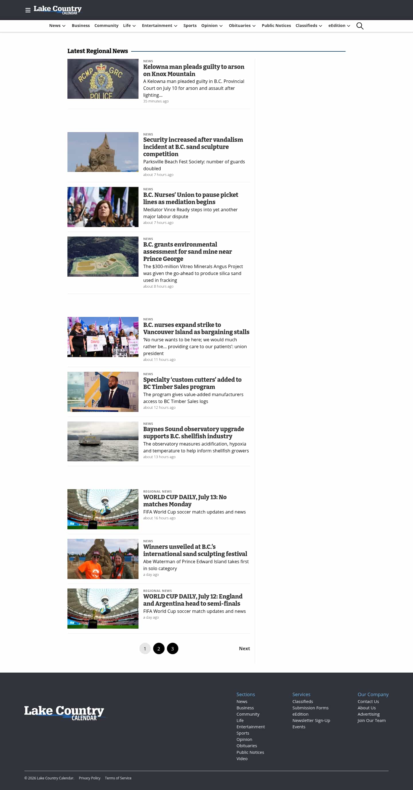 Latest website image capture