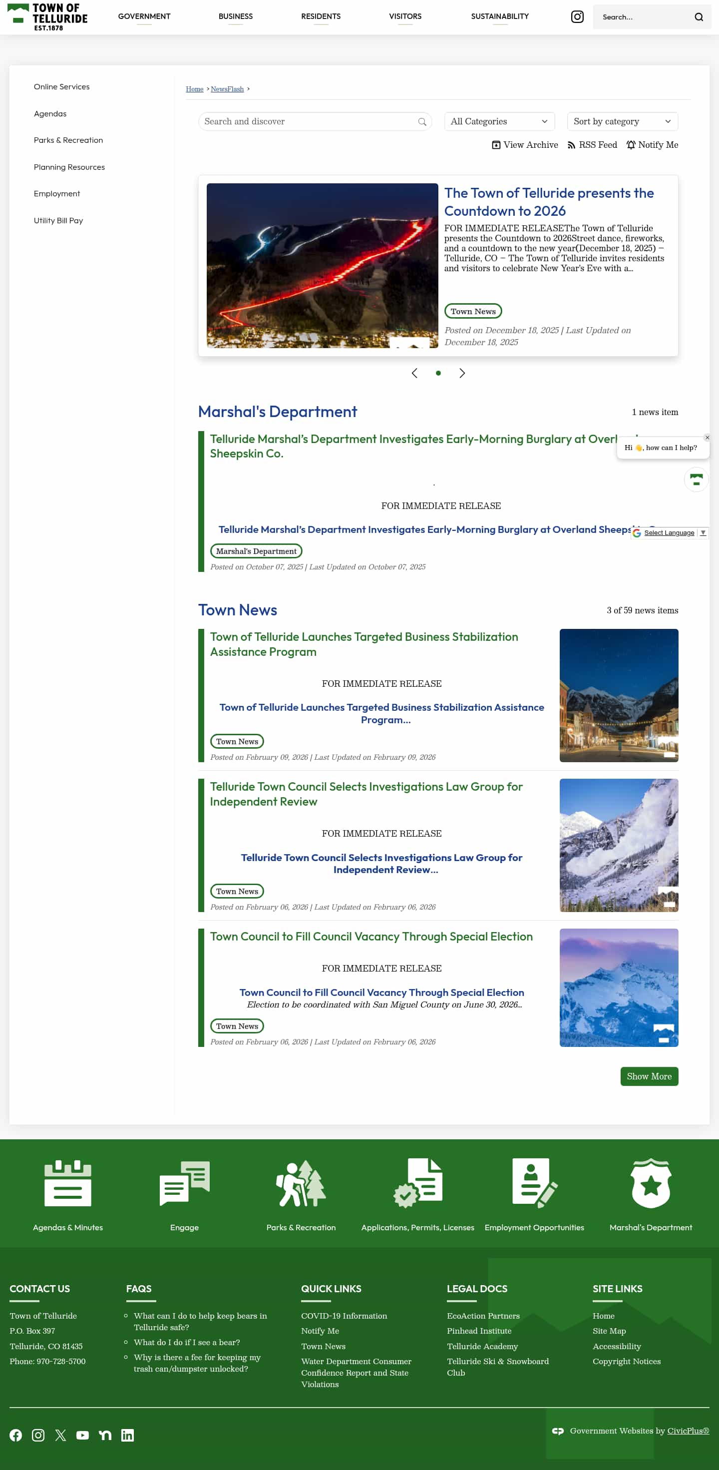 Latest website image capture