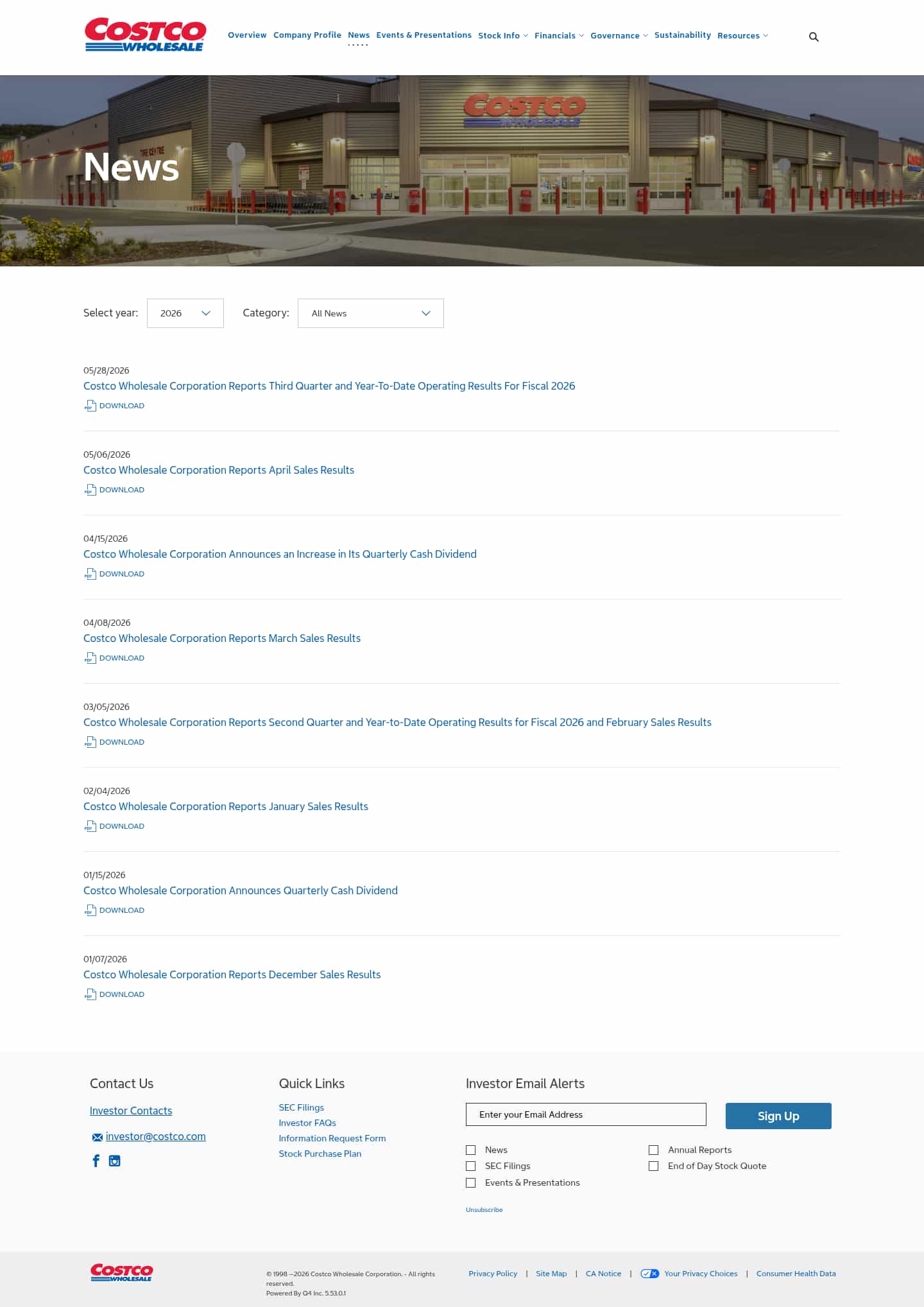 Latest website image capture