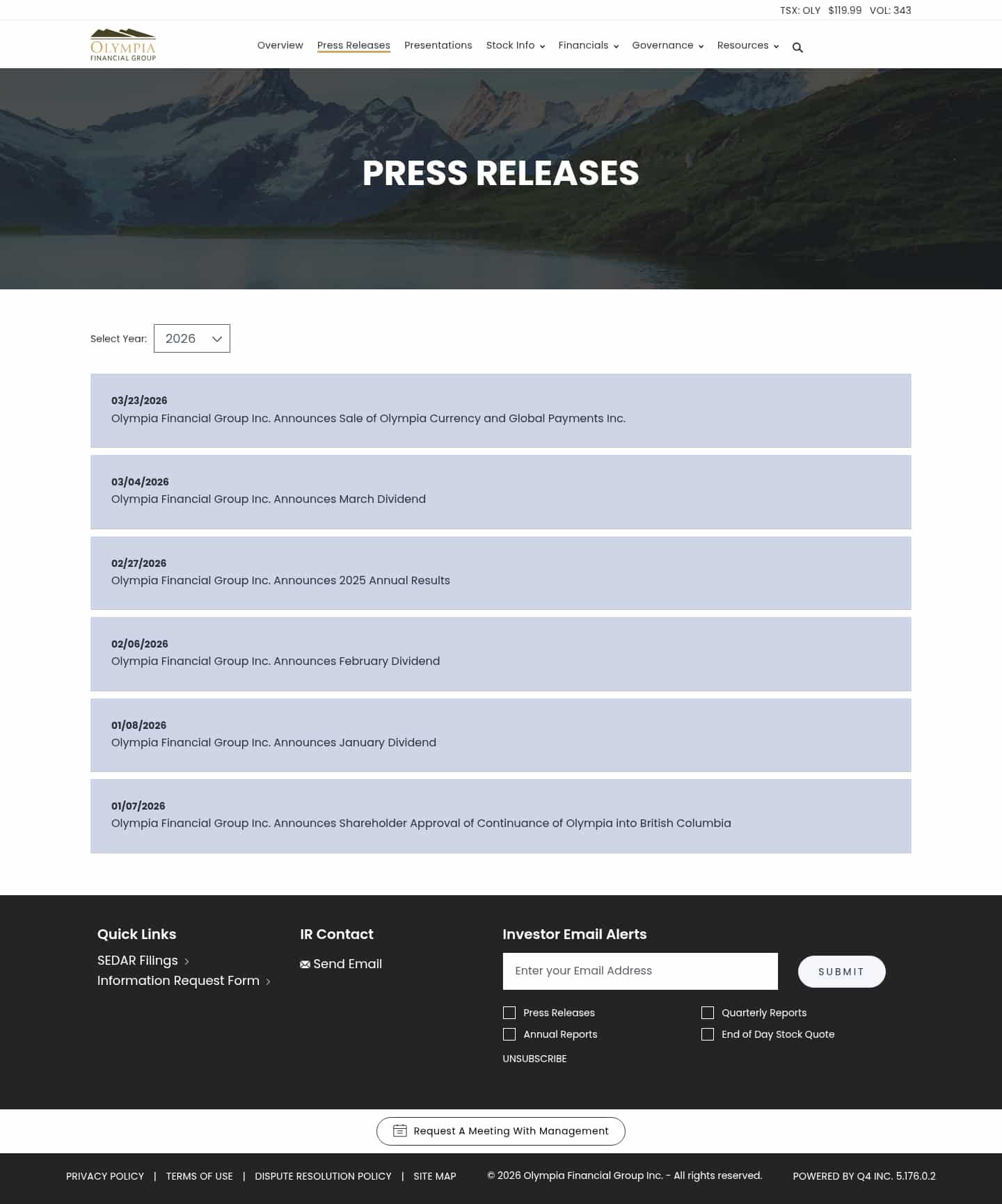 Latest website image capture