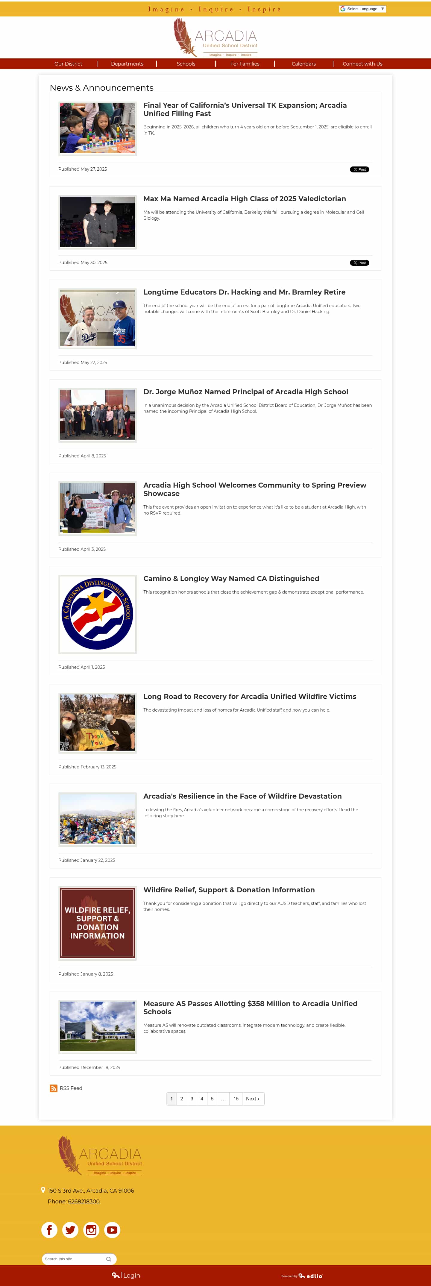 Latest website image capture