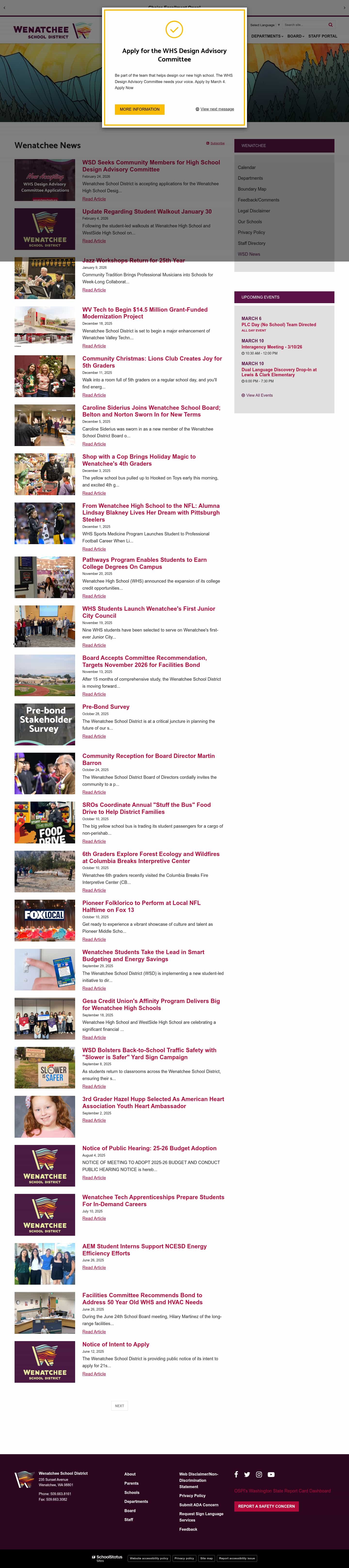 Latest website image capture