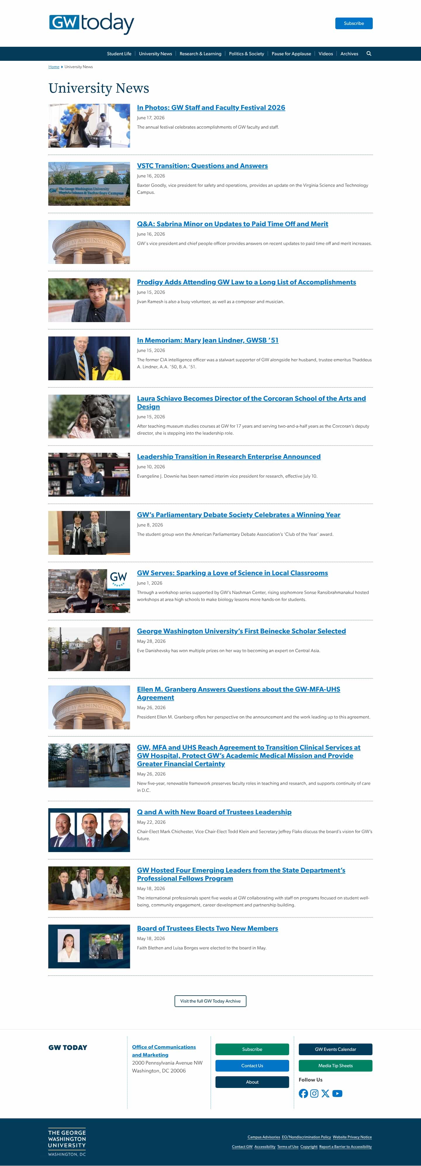 Latest website image capture
