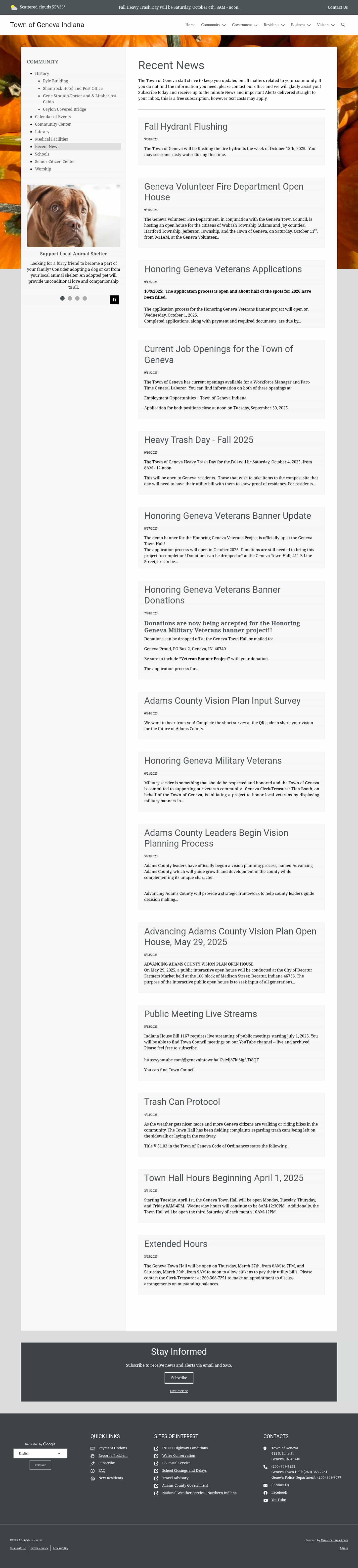 Latest website image capture