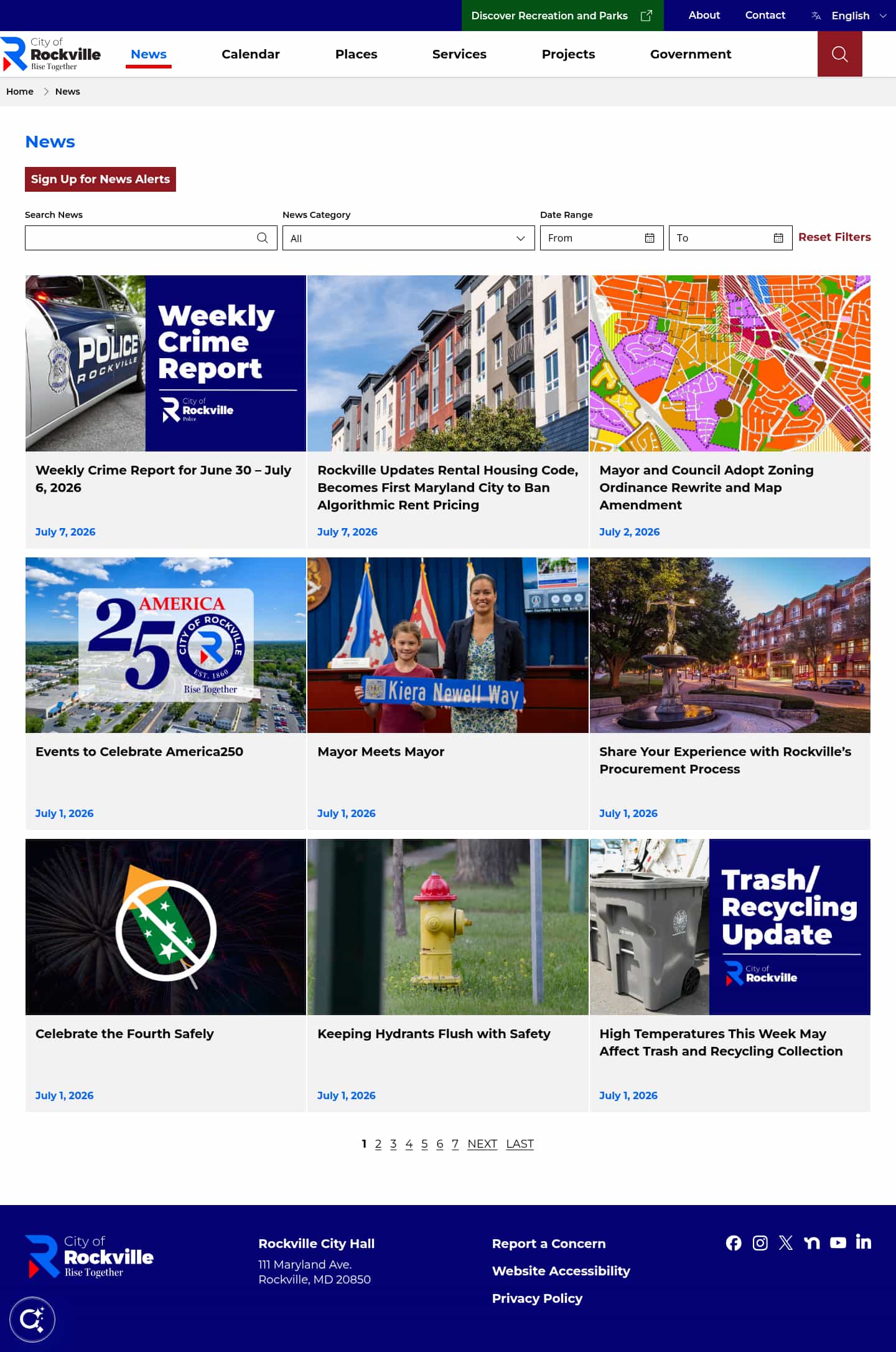 Latest website image capture